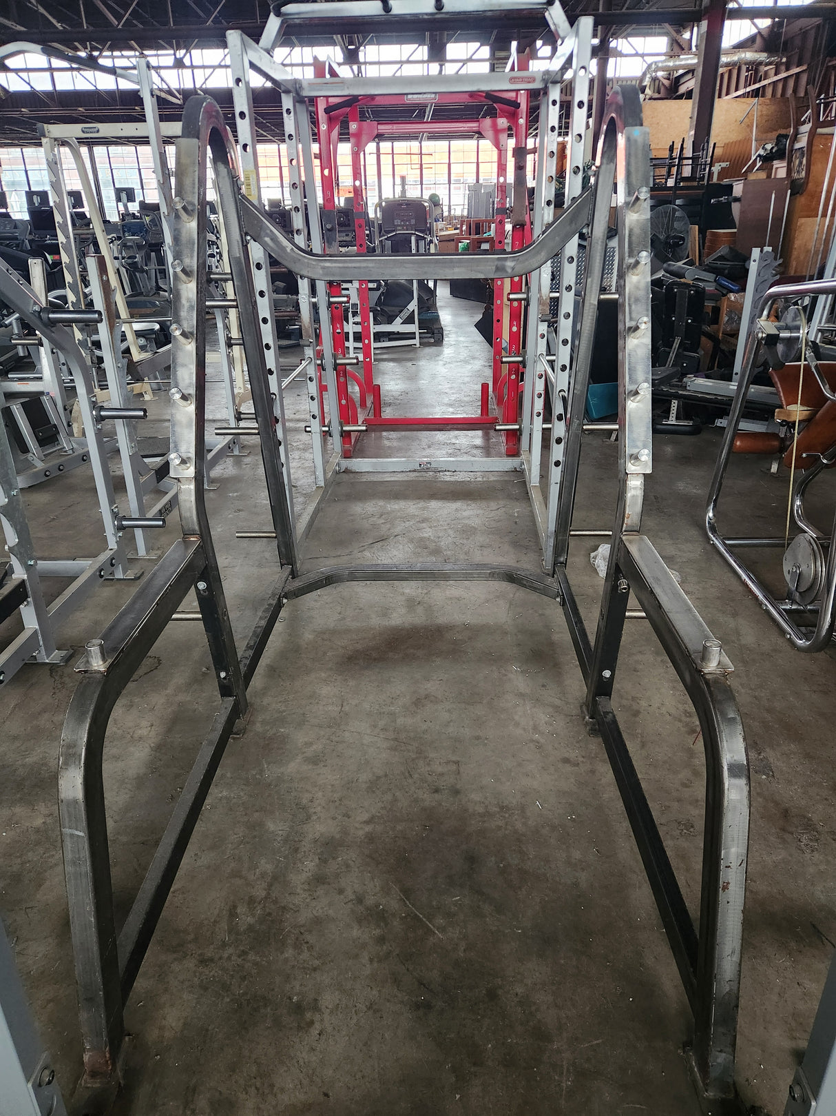 Pre-Owned Life Fitness Squat Rack