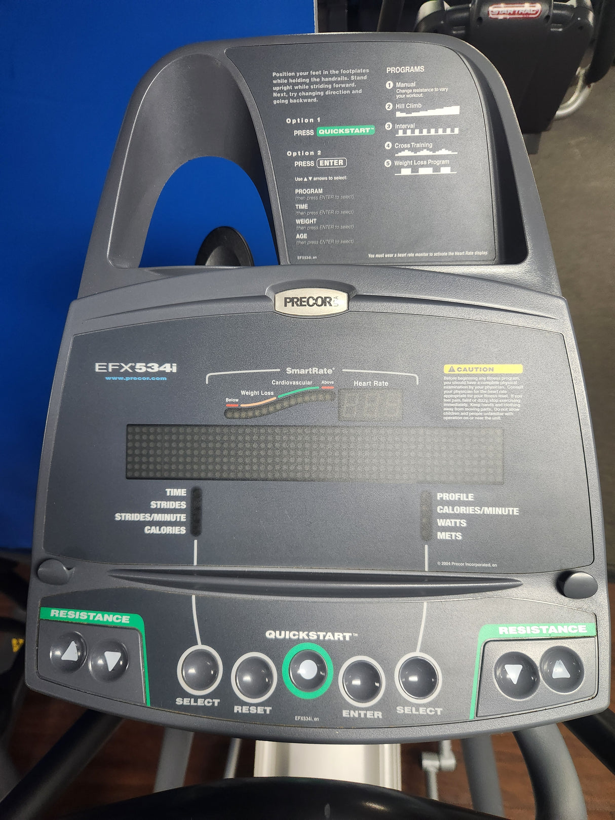 Pre-Owned Precor EFX534i Elliptical