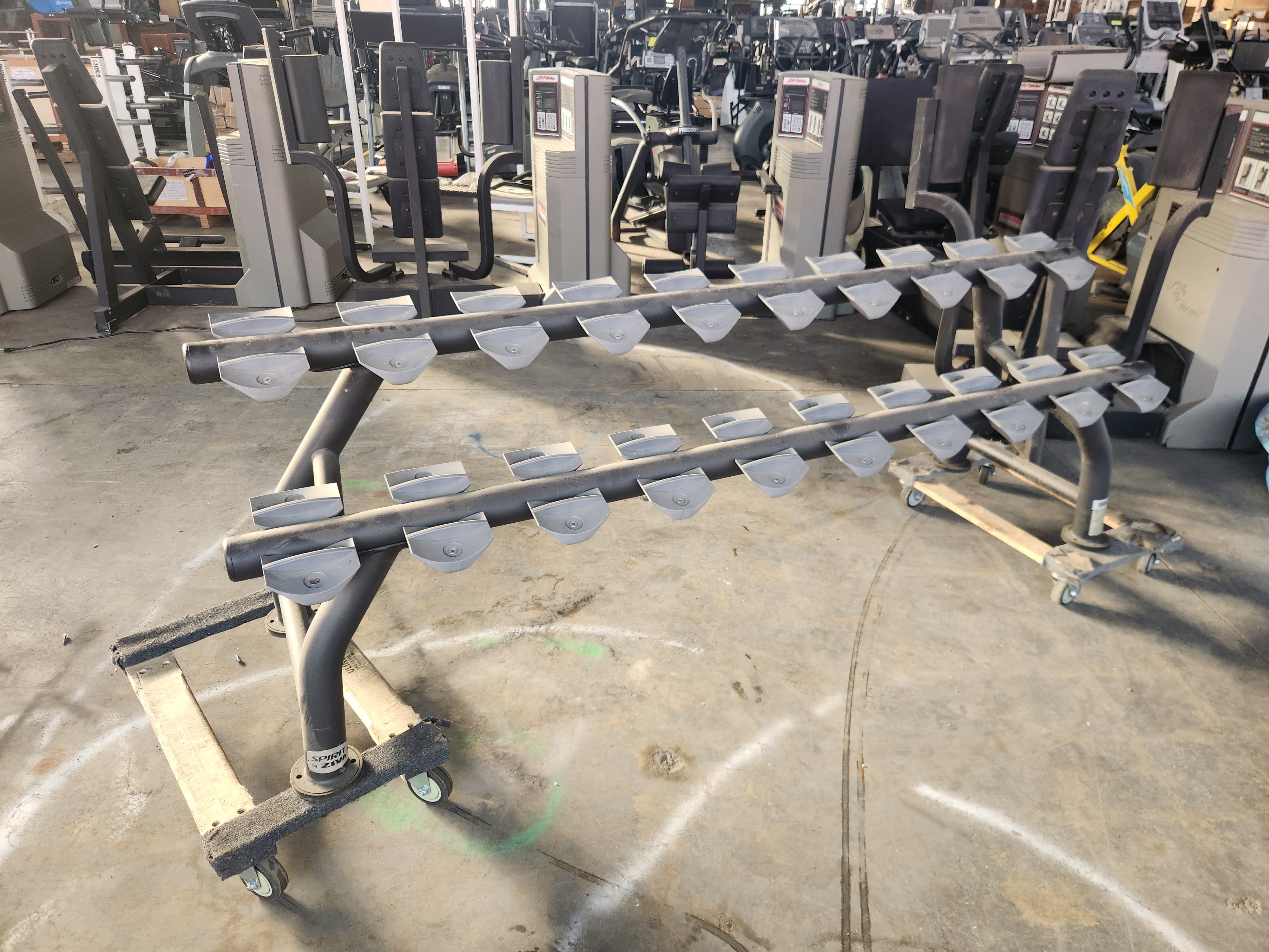 cybex dumbbell rack Pre-Owned Ziva 10-Pair Dumbbell Rack – Exercise Unlimited