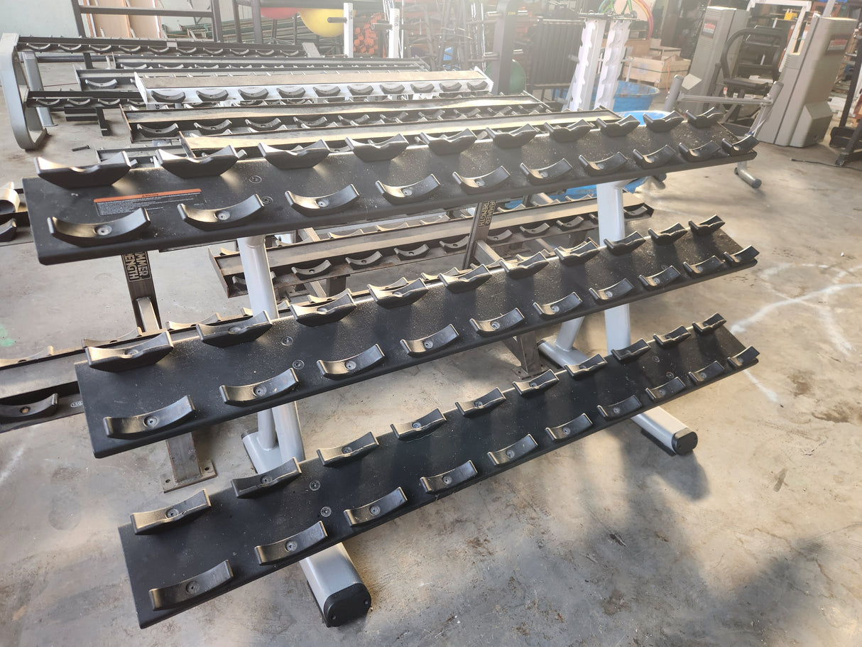 Pre-Owned Precor 3-Tier Dumbbell Rack
