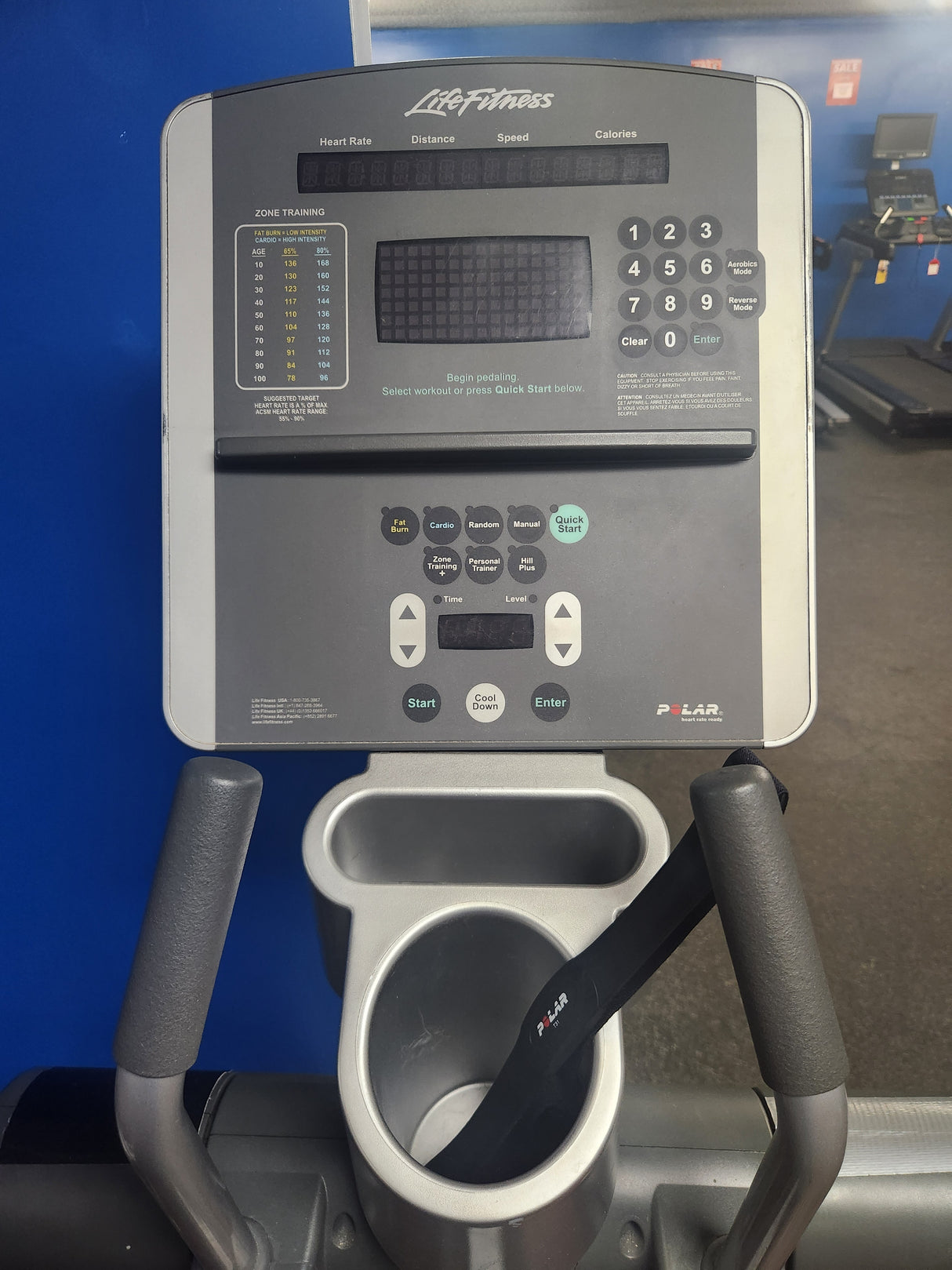Pre-Owned Life Fitness 95i Elliptical