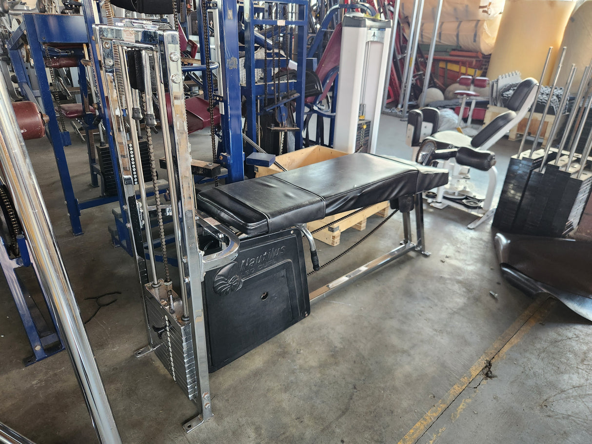 Pre-Owned Nautilus 1st Generation Chrome Lying Leg Curl