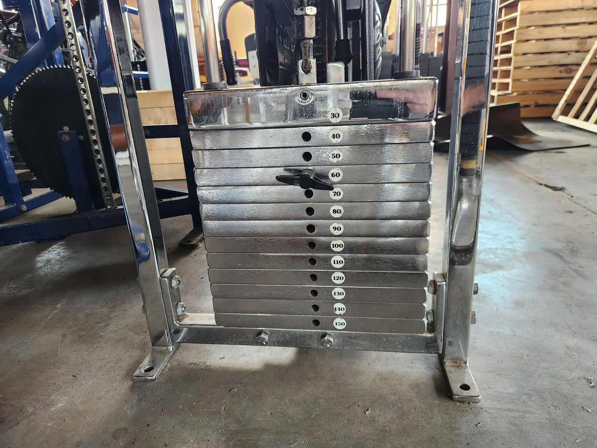 Pre-Owned Nautilus 1st Generation Chrome Lying Leg Curl