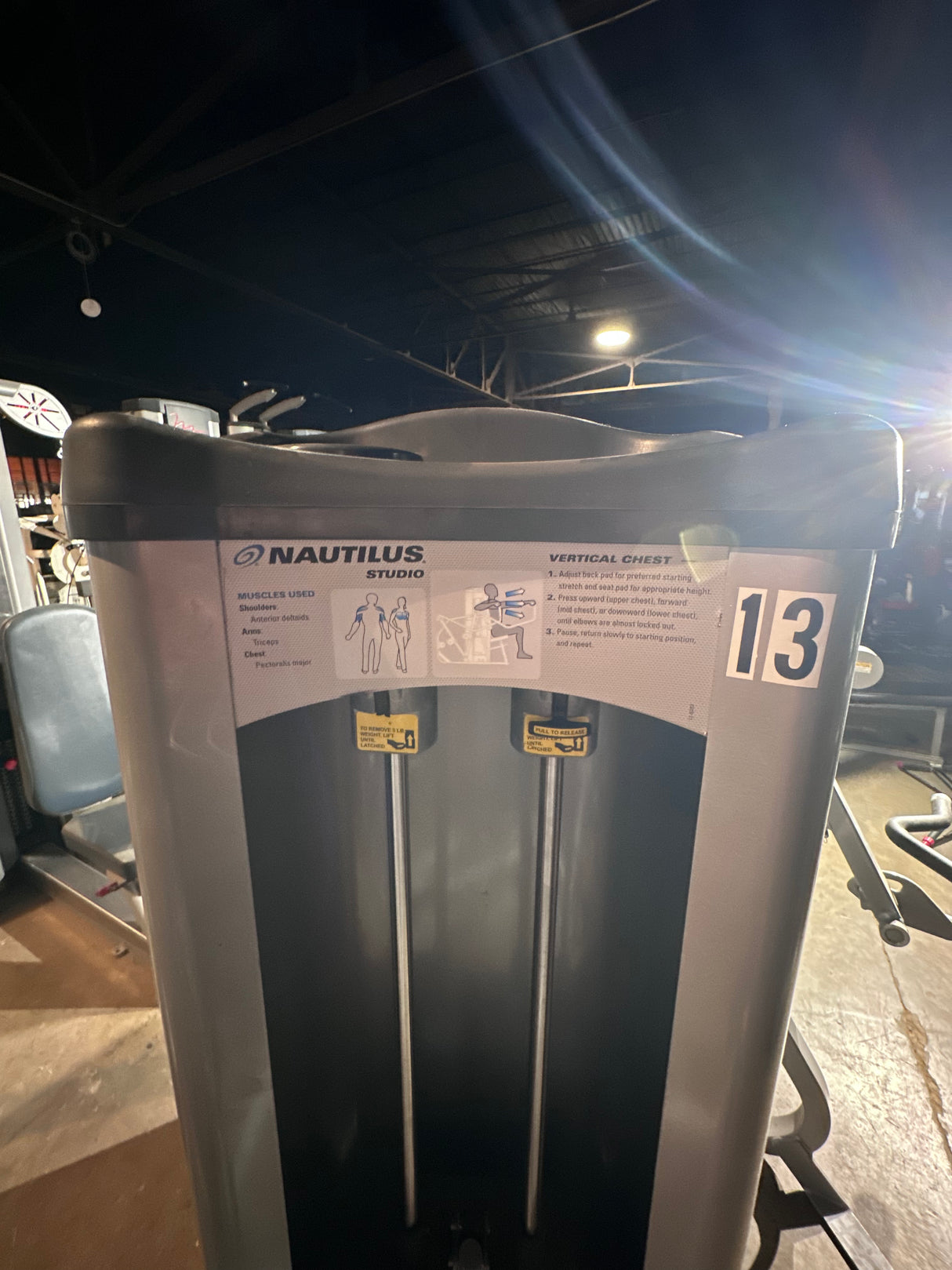 Pre-Owned Nautilus Studio Vertical Chest - Exercise Unlimited