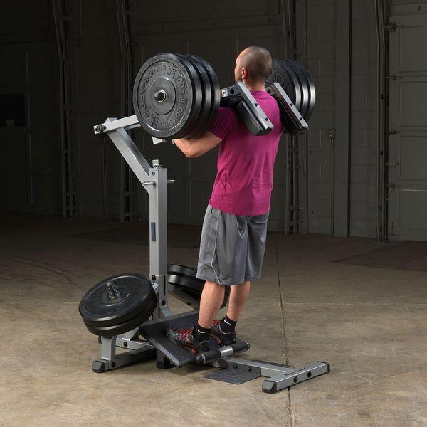 Body-Solid Plate-Loaded Leverage Squat Calf Machine GSCL360 - Exercise Unlimited