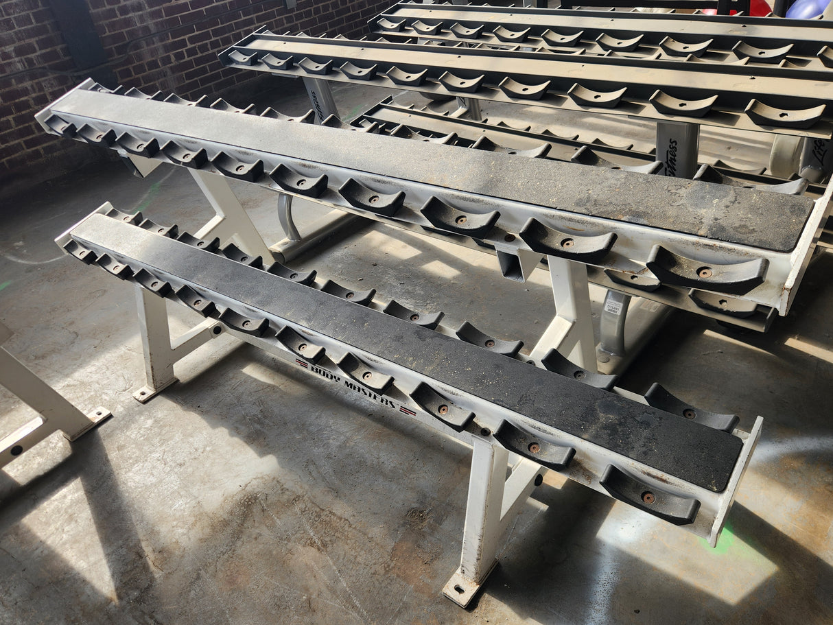 Pre-Owned Body Masters 2-Tier Dumbbell Rack