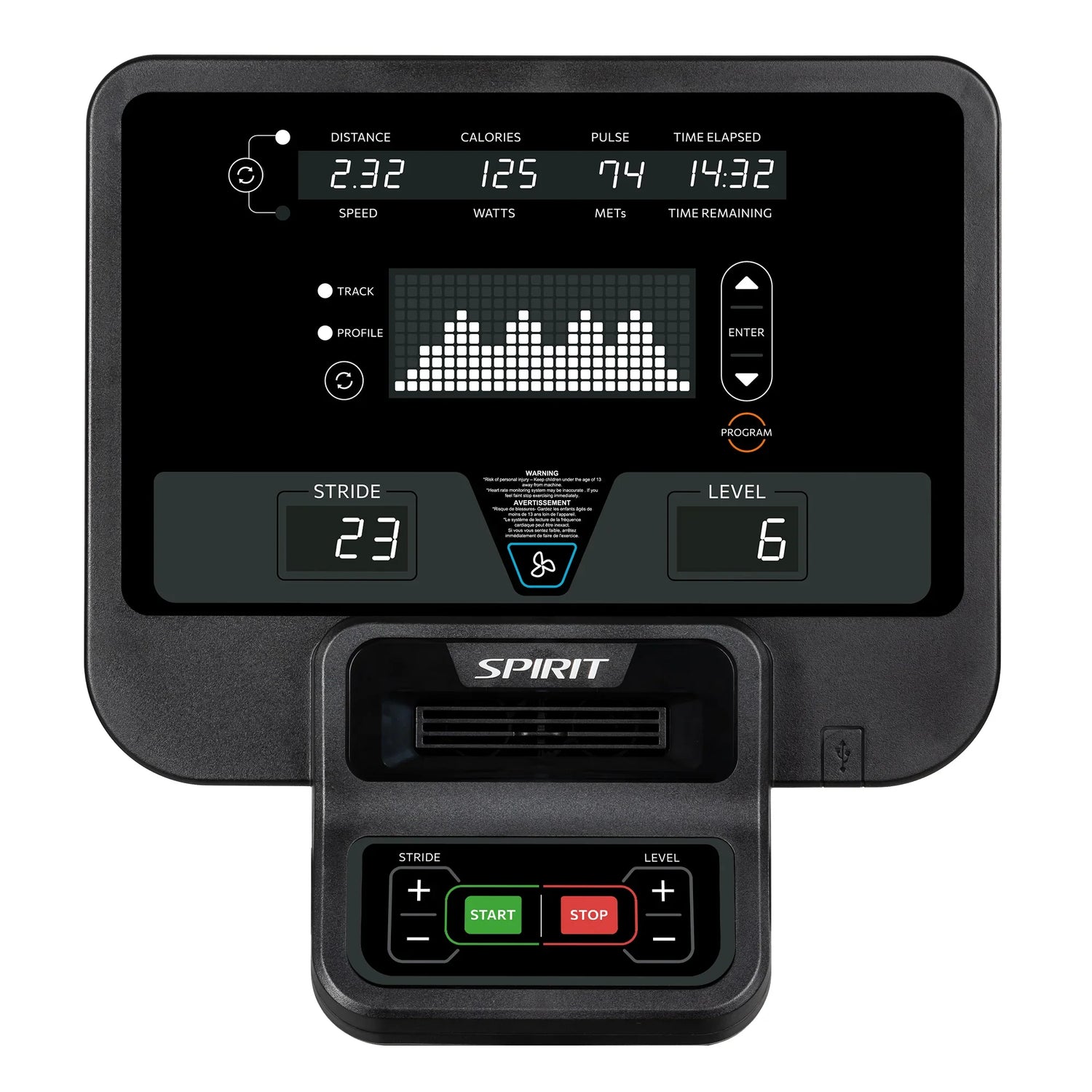 Spirit Fitness CE850 Elliptical