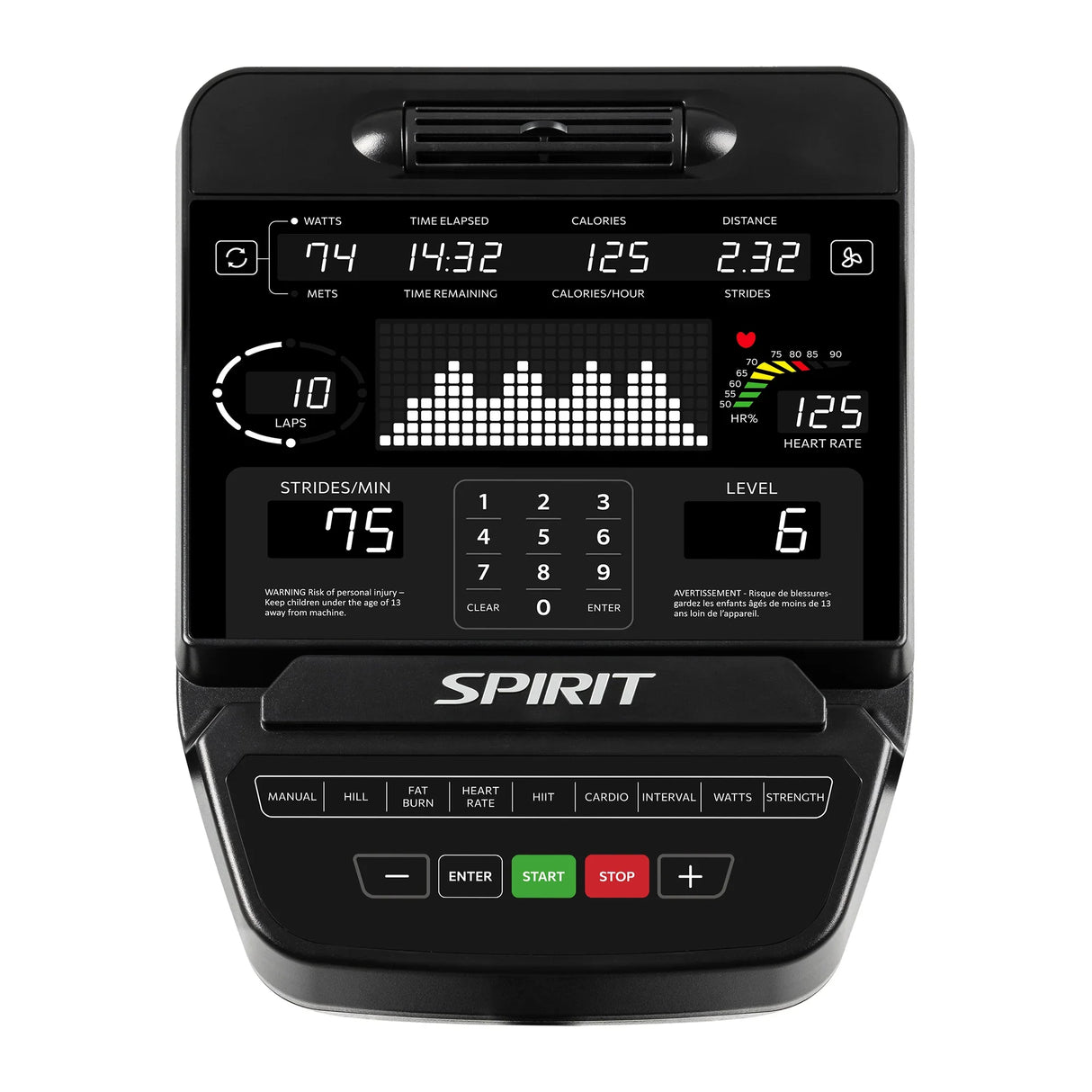 Spirit Fitness CE900 Elliptical