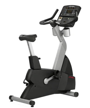 Life Fitness CLSC Integrity Upright Bike with 15" HDTV - Like New - Exercise Unlimited