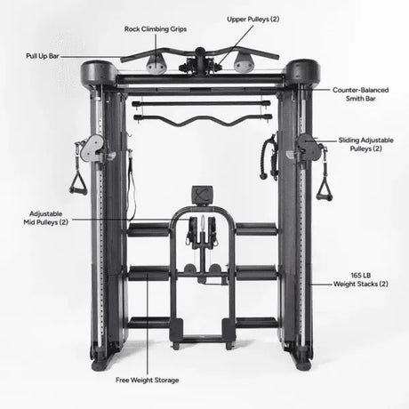 Inspire Fitness Inspire Series FT2 PRO Smith Functional Trainer - Exercise Unlimited