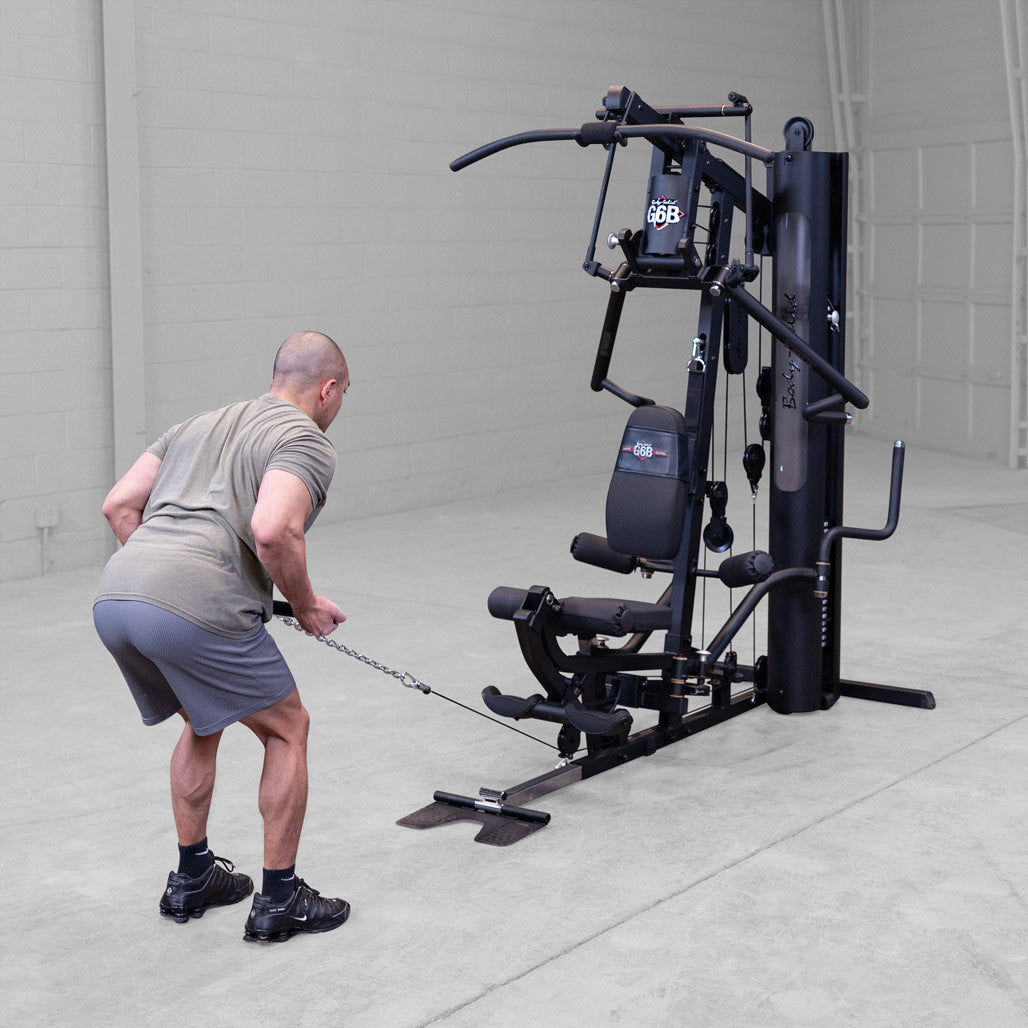 Pre-Owned Body Solid G6B Bi-Angular Multi-Station Gym w/ Leg Press Attachment