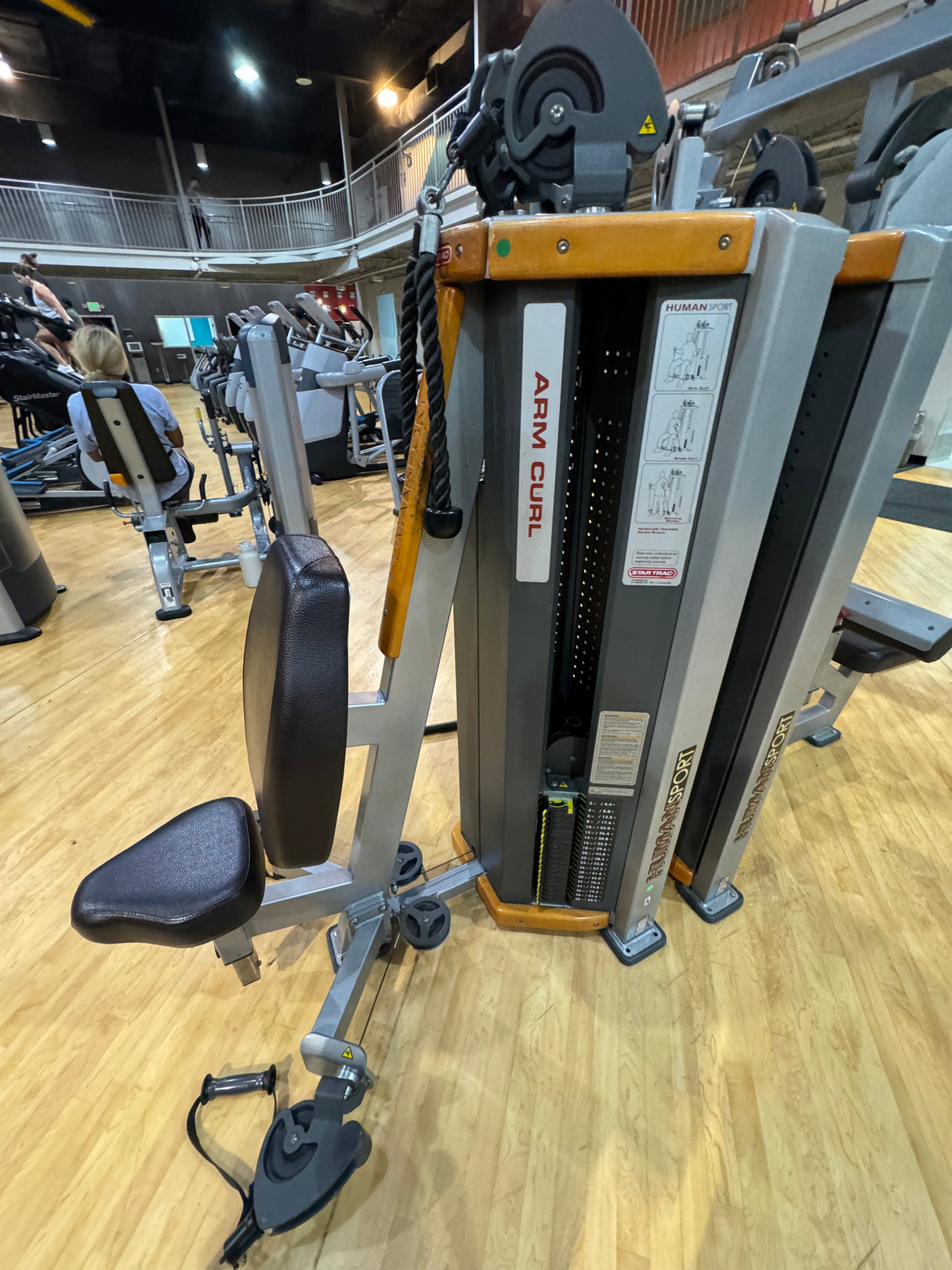 Pre-Owned Star Trac Human Sports Selectorized Ab Crunch / Arm Curl