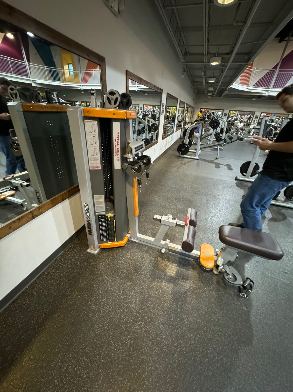 Pre-Owned Star Trac Human Sports Selectorized Total Delts Rear Row / Total Delts Lateral