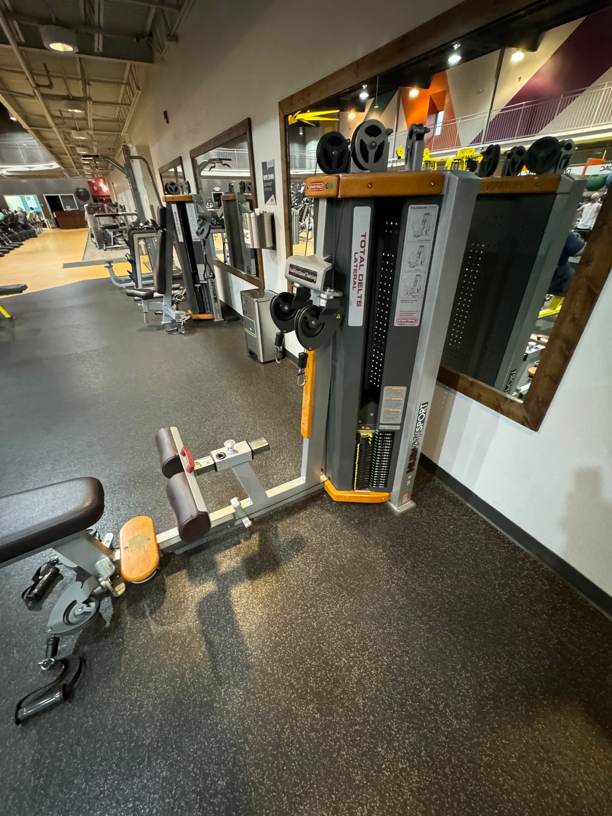 Pre-Owned Star Trac Human Sports Selectorized Total Delts Rear Row / Total Delts Lateral