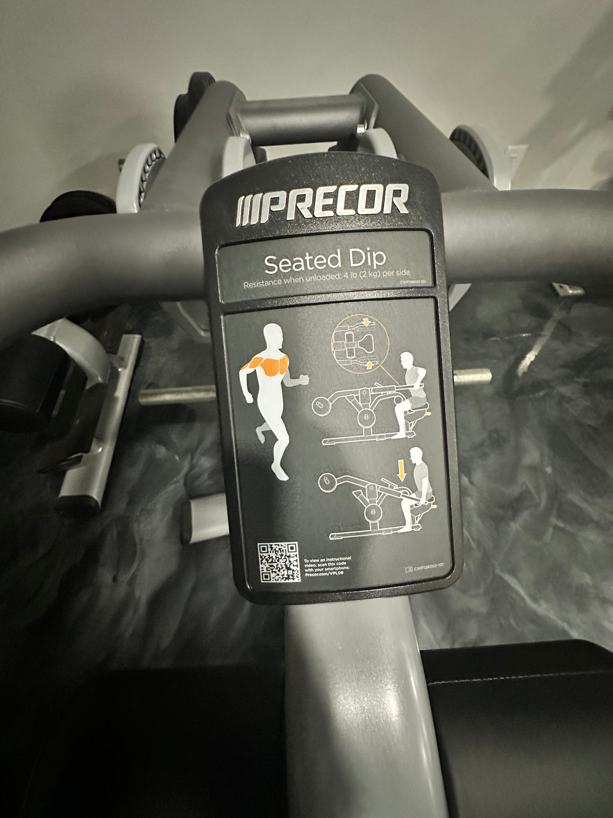 Precor Discovery Series Seated Dip - Like New Condition - Exercise Unlimited