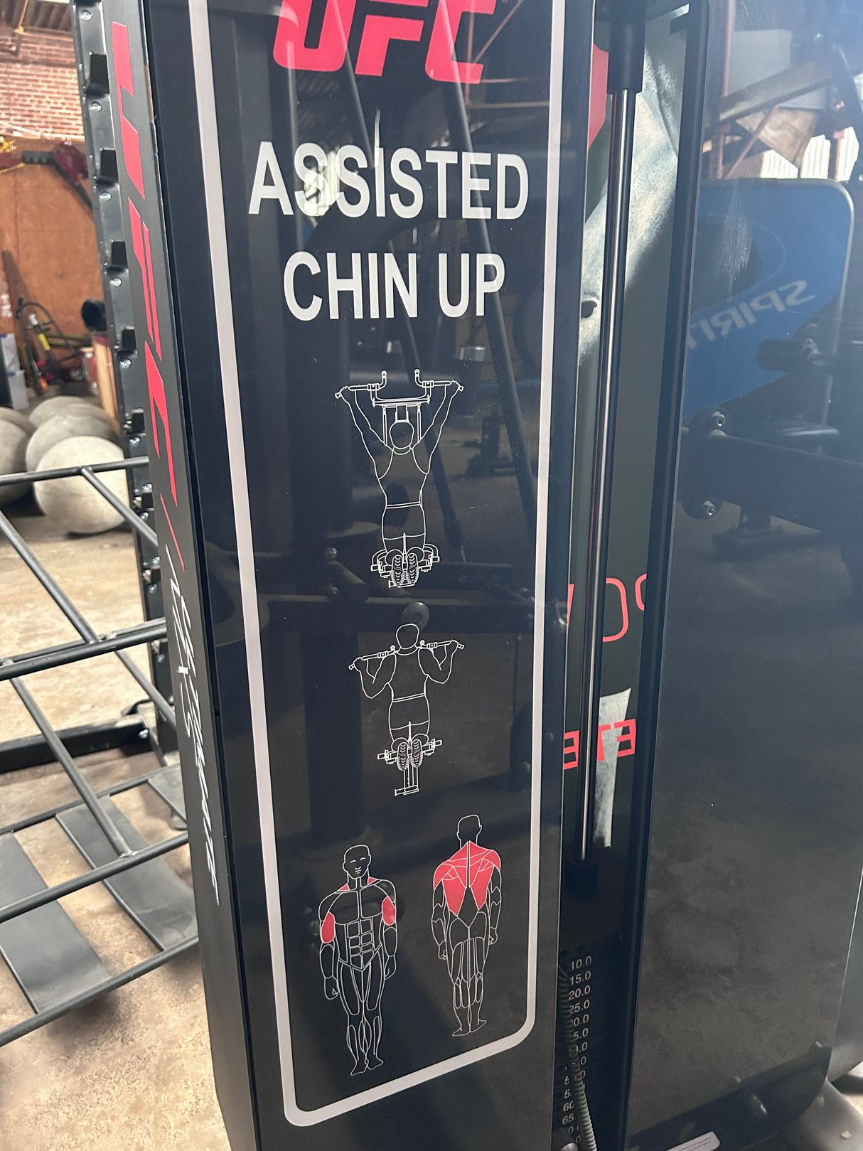 UFC Selectorized Assisted Chin Up (Demo Model) - Exercise Unlimited