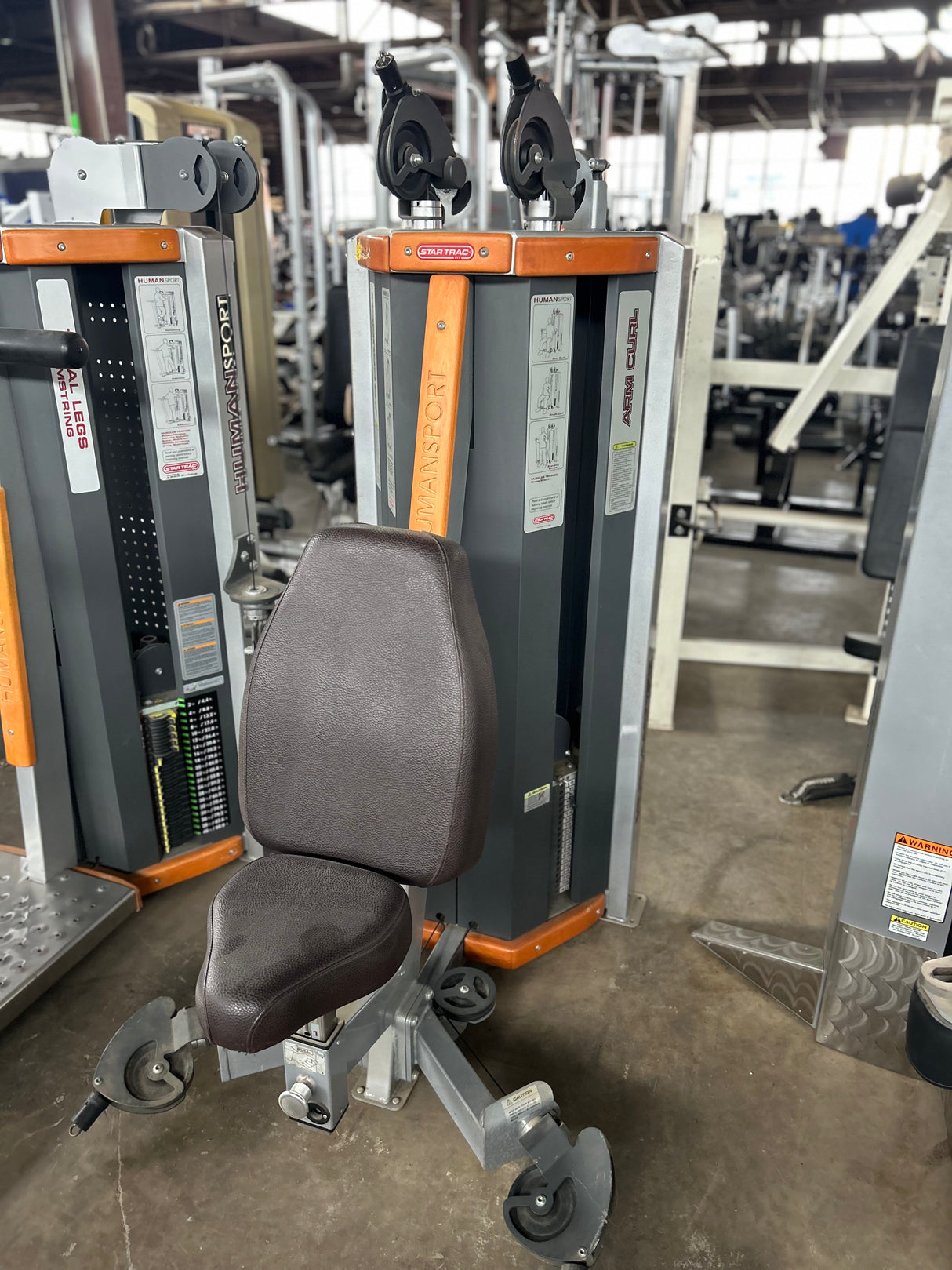 Pre-Owned Star Trac Human Sports Selectorized Ab Crunch / Arm Curl - Exercise Unlimited