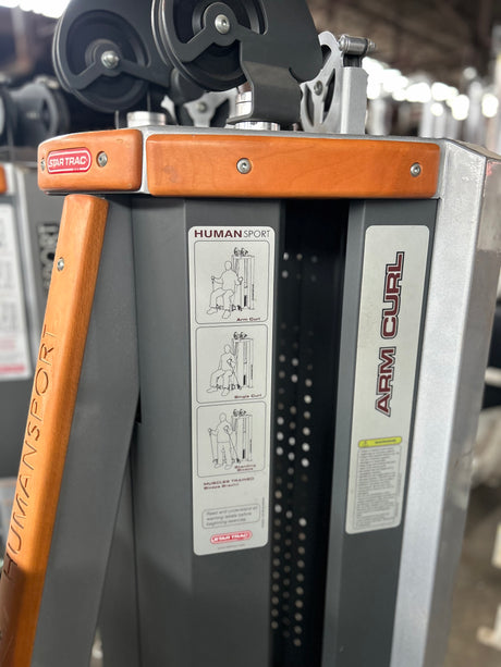 Pre-Owned Star Trac Human Sports Selectorized Ab Crunch / Arm Curl - Exercise Unlimited