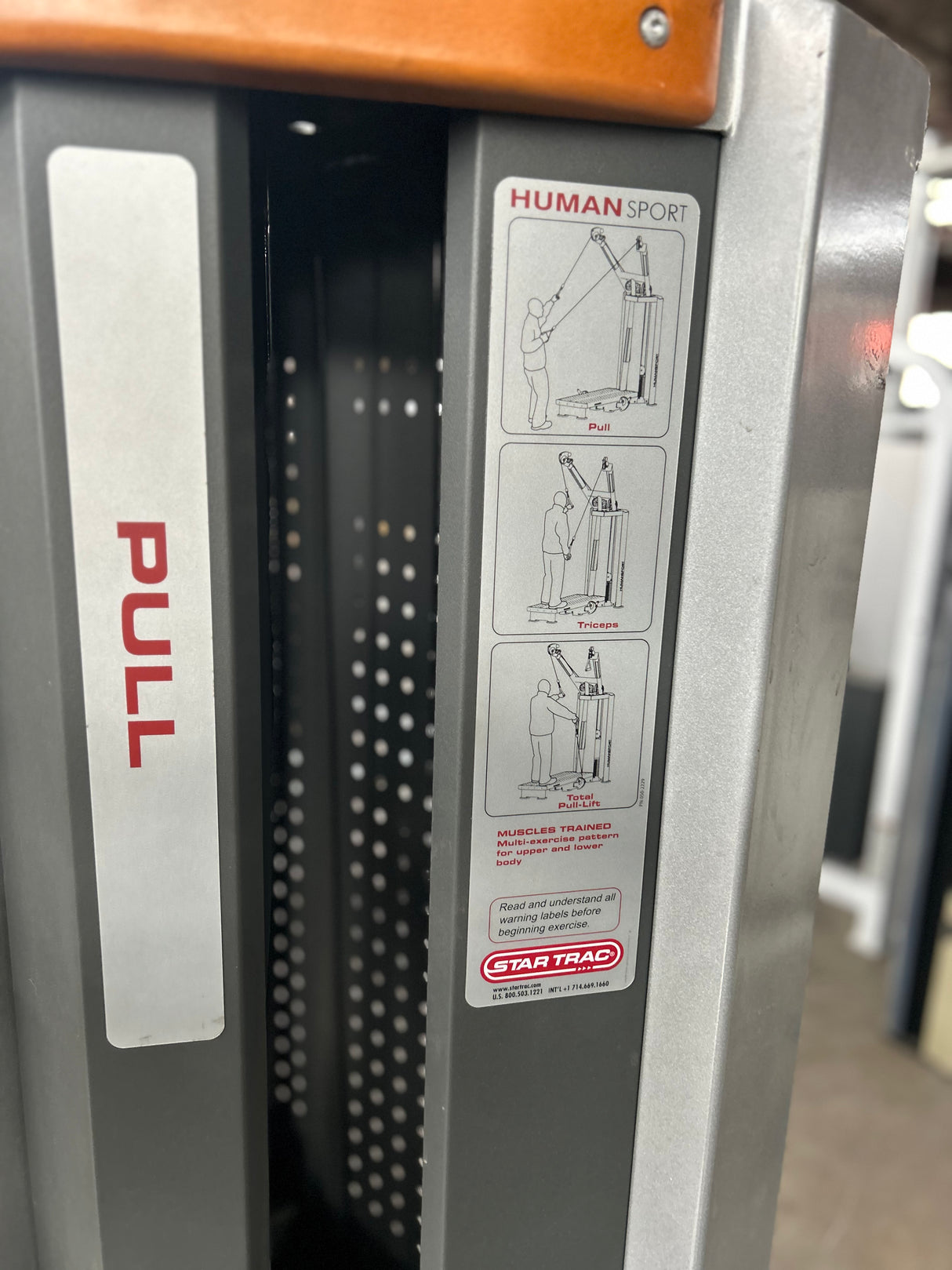 Pre-Owned Star Trac Human Sports Selectorized Lift / Pull - Exercise Unlimited