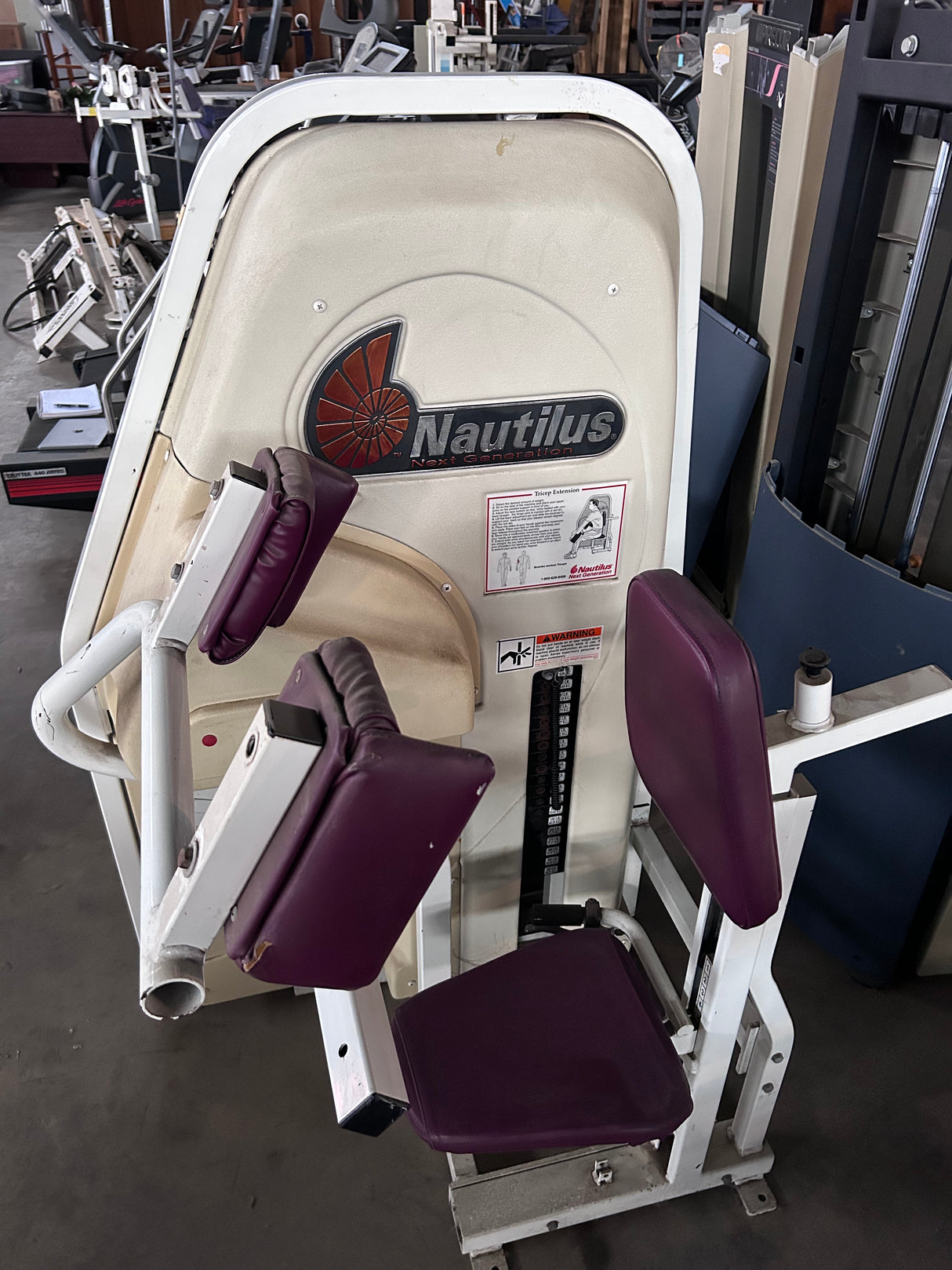 Pre-Owned Nautilus Next Generation Selectorized Tricep Extension - Exercise Unlimited