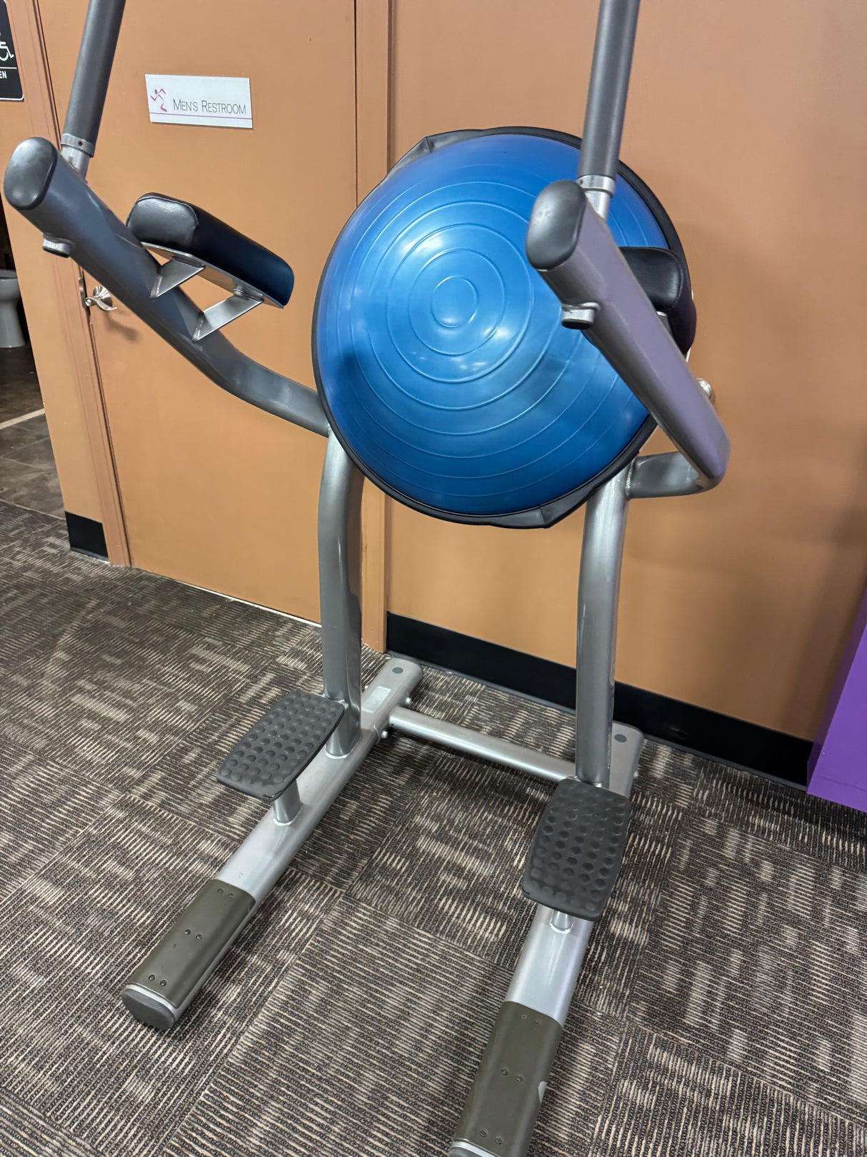 Pre-Owned Life Fitness Signature Series Leg raise w/ Bosu Ball