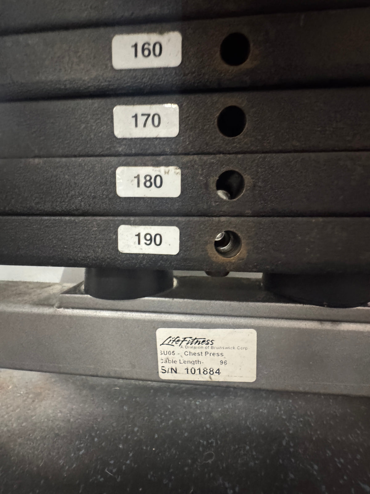 Pre-Owned Life Fitness SU05 Pro Series Chest Press