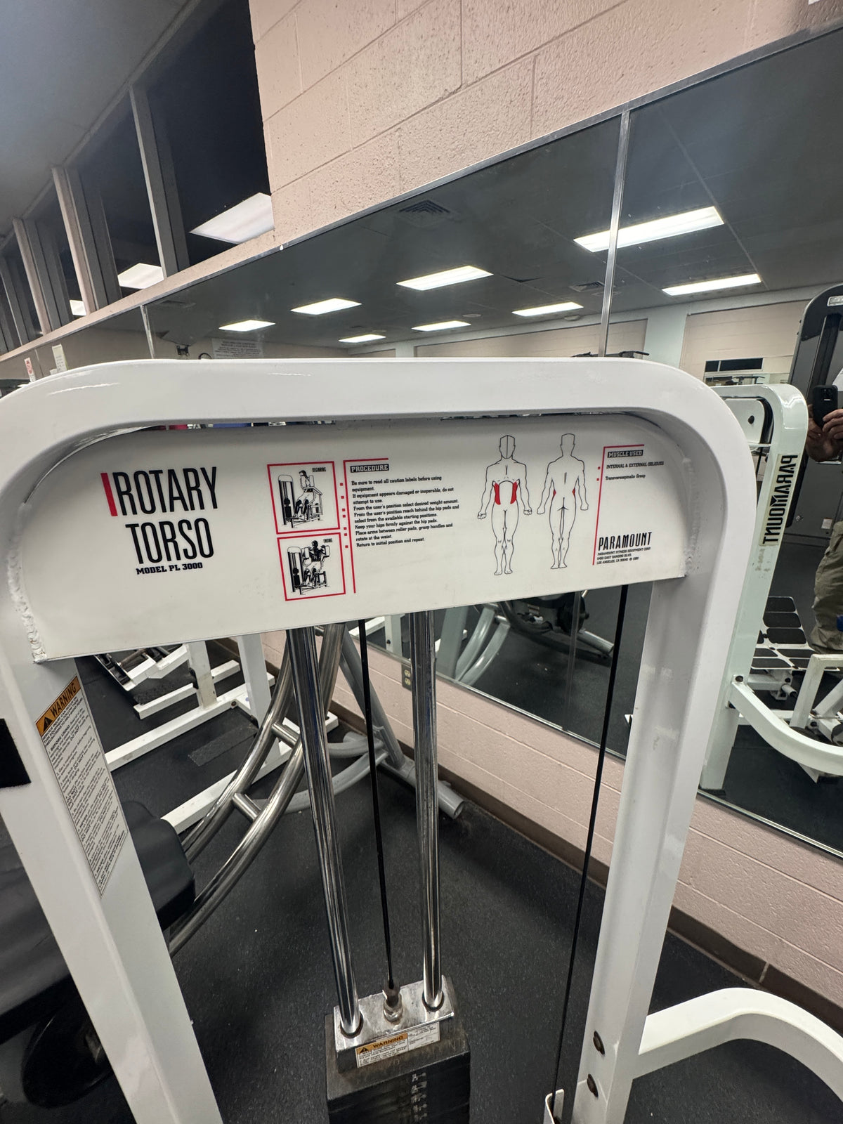 Pre-Owned Paramount PL 3000 Rotary Torso