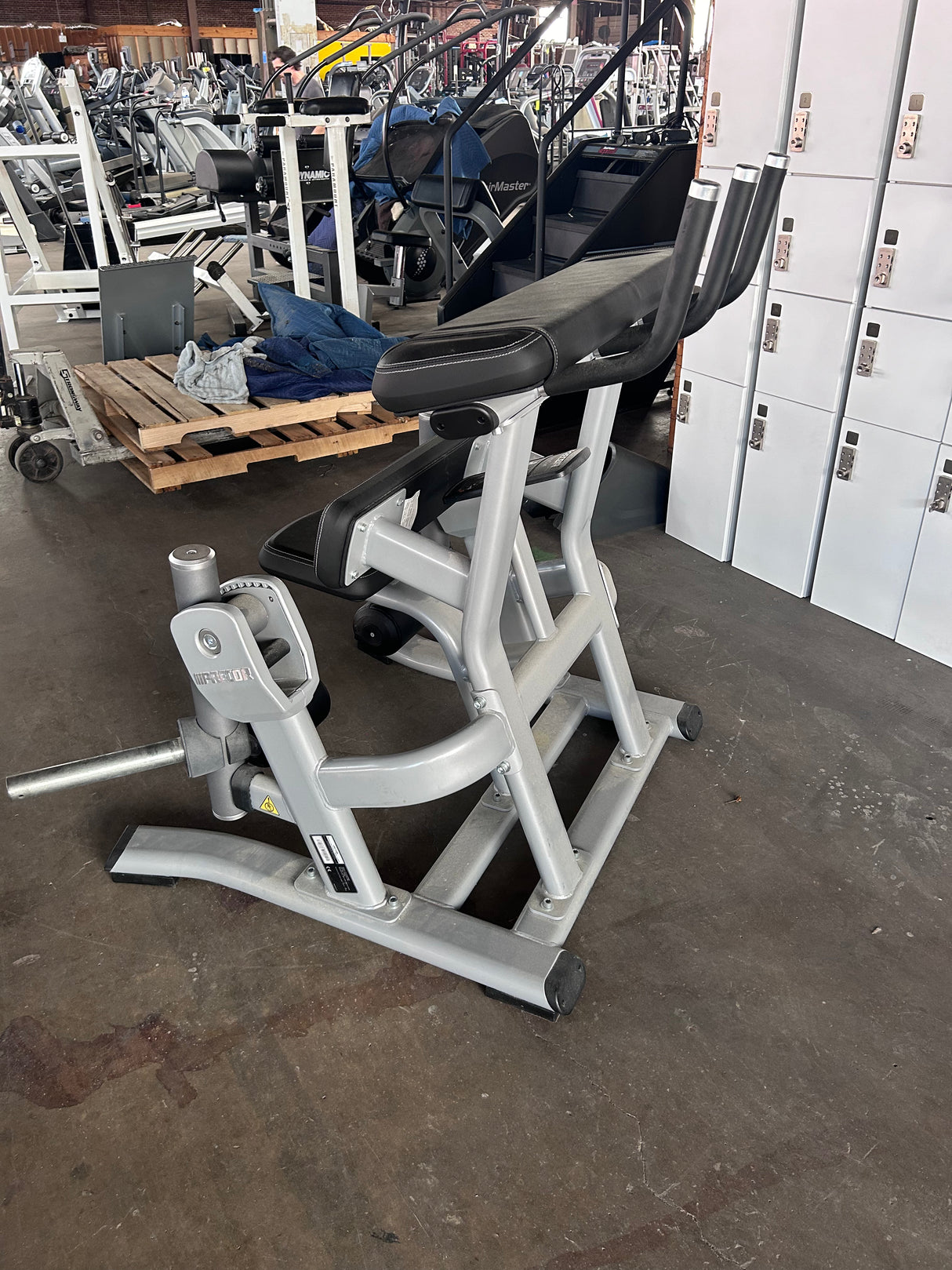 Precor Plate Loaded Leg Curl - Like New Condition - Exercise Unlimited