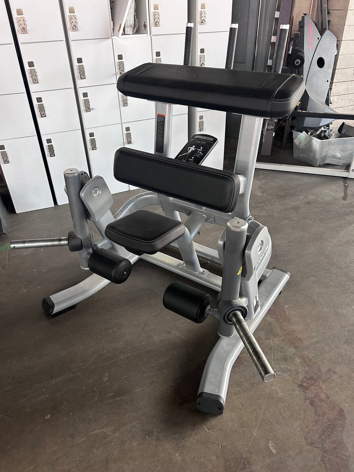 Precor Plate Loaded Leg Curl - Like New Condition - Exercise Unlimited