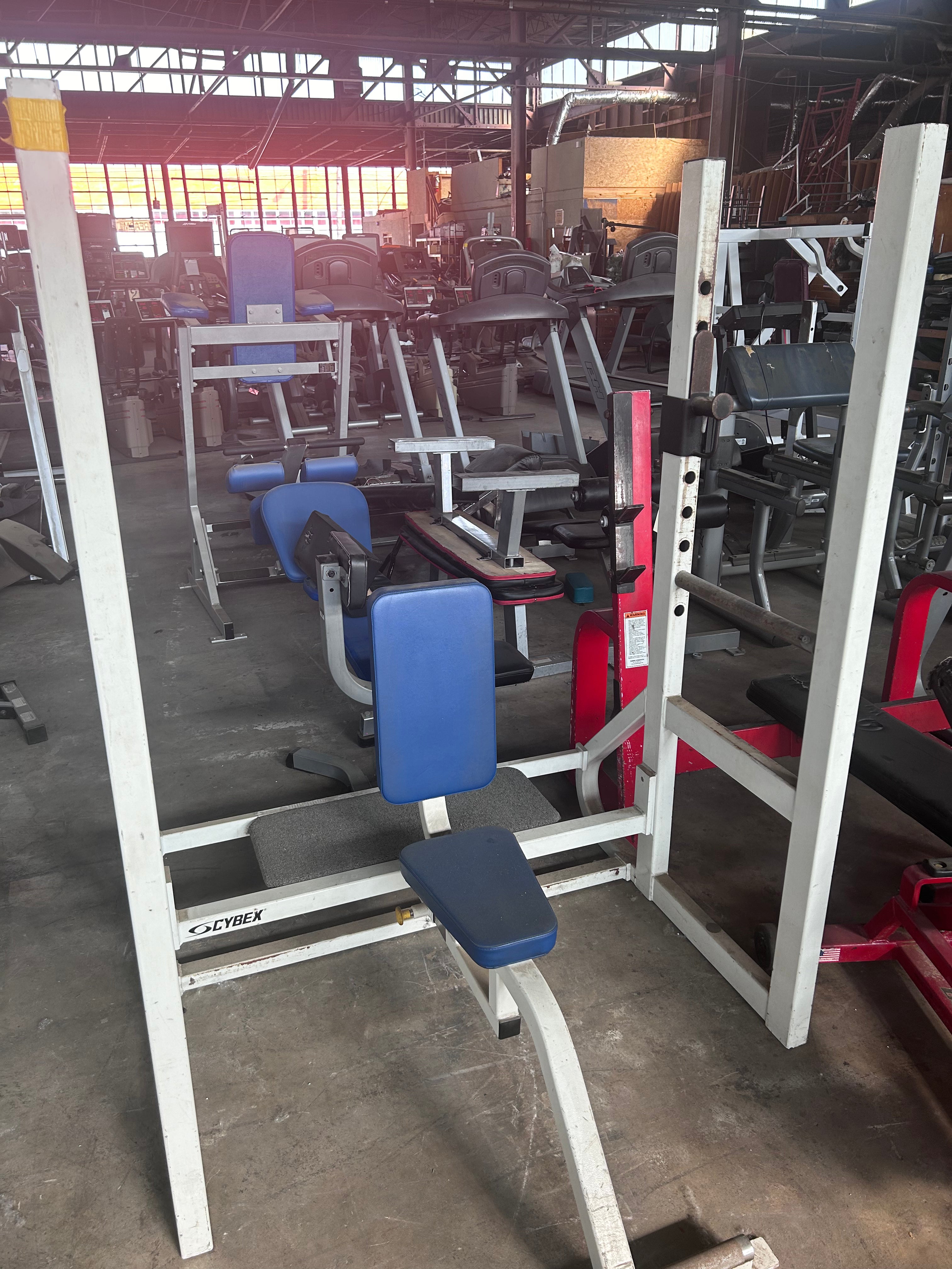 used cybex squat press Pre-Owned Cybex Olympic Military Press – Exercise Unlimited