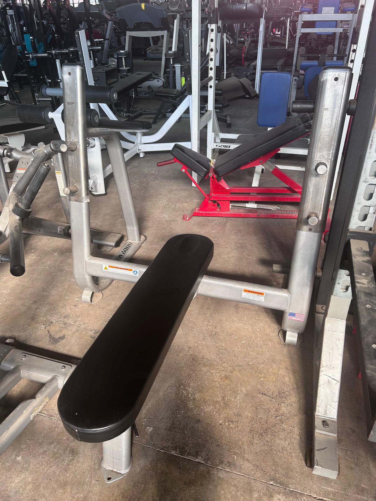 Pre-Owned Body Masters Flat Olympic Bench Press FW1105 - Exercise Unlimited