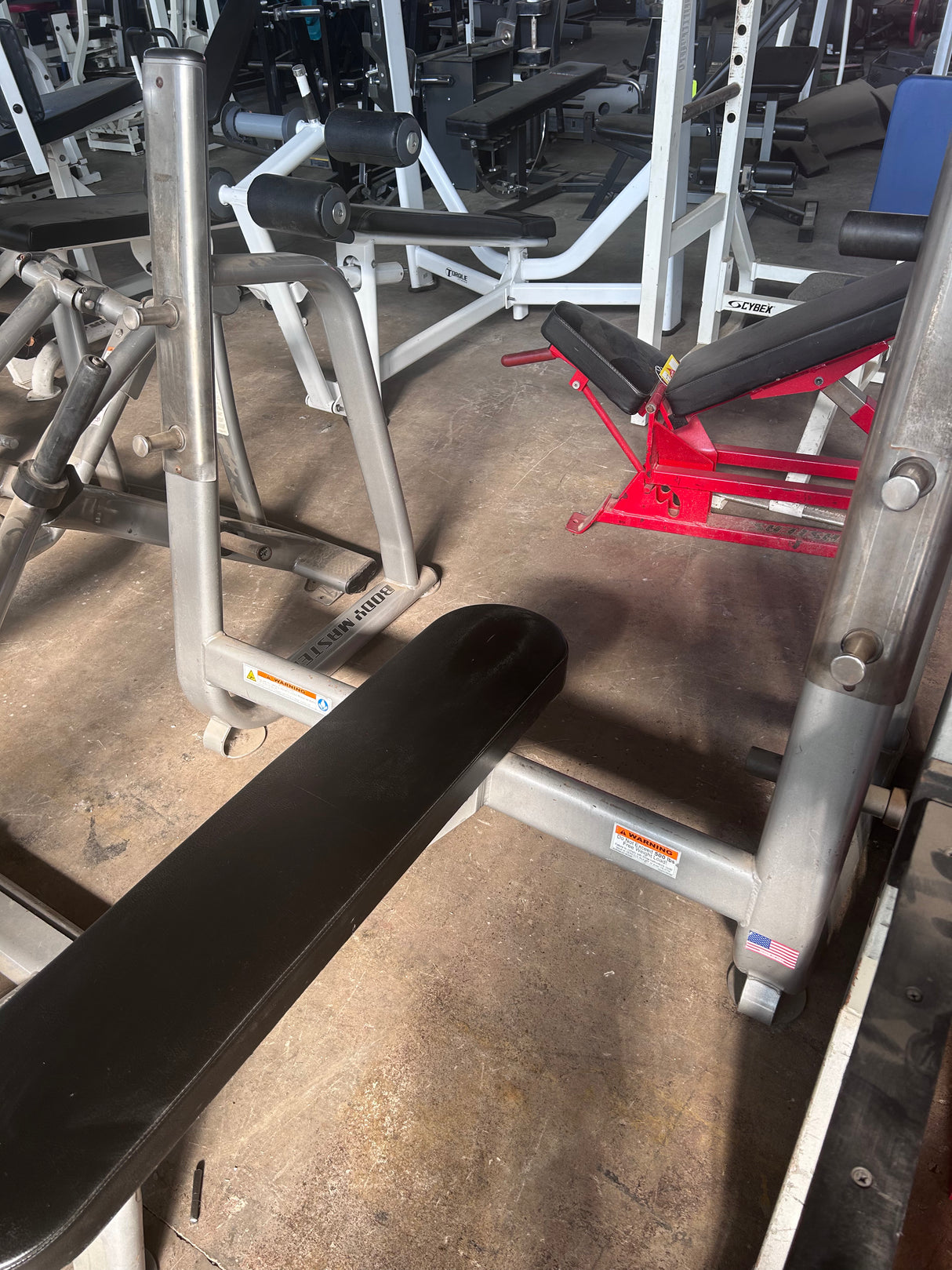 Pre-Owned Body Masters Flat Olympic Bench Press FW1105 - Exercise Unlimited