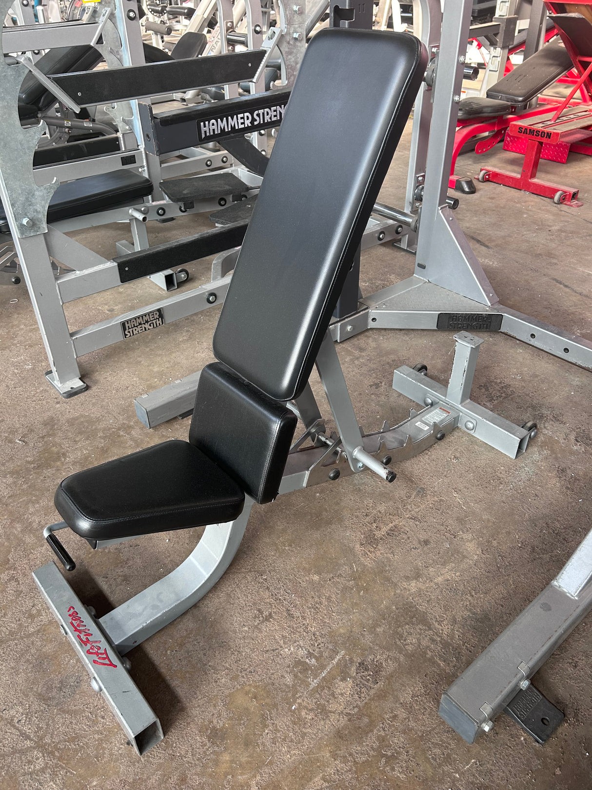 Pre-Owned-Life-Fitness-Multi-Adjustable-Bench - Exercise Unlimited