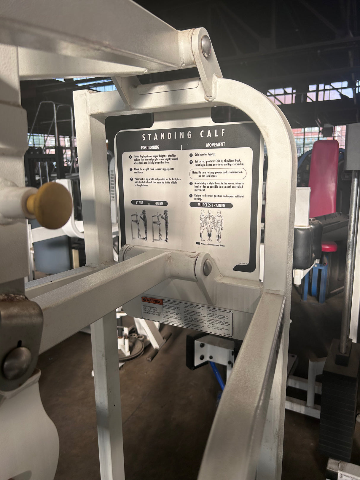 Pre-Owned Cybex Selectorized Standing Calf Raise - Exercise Unlimited