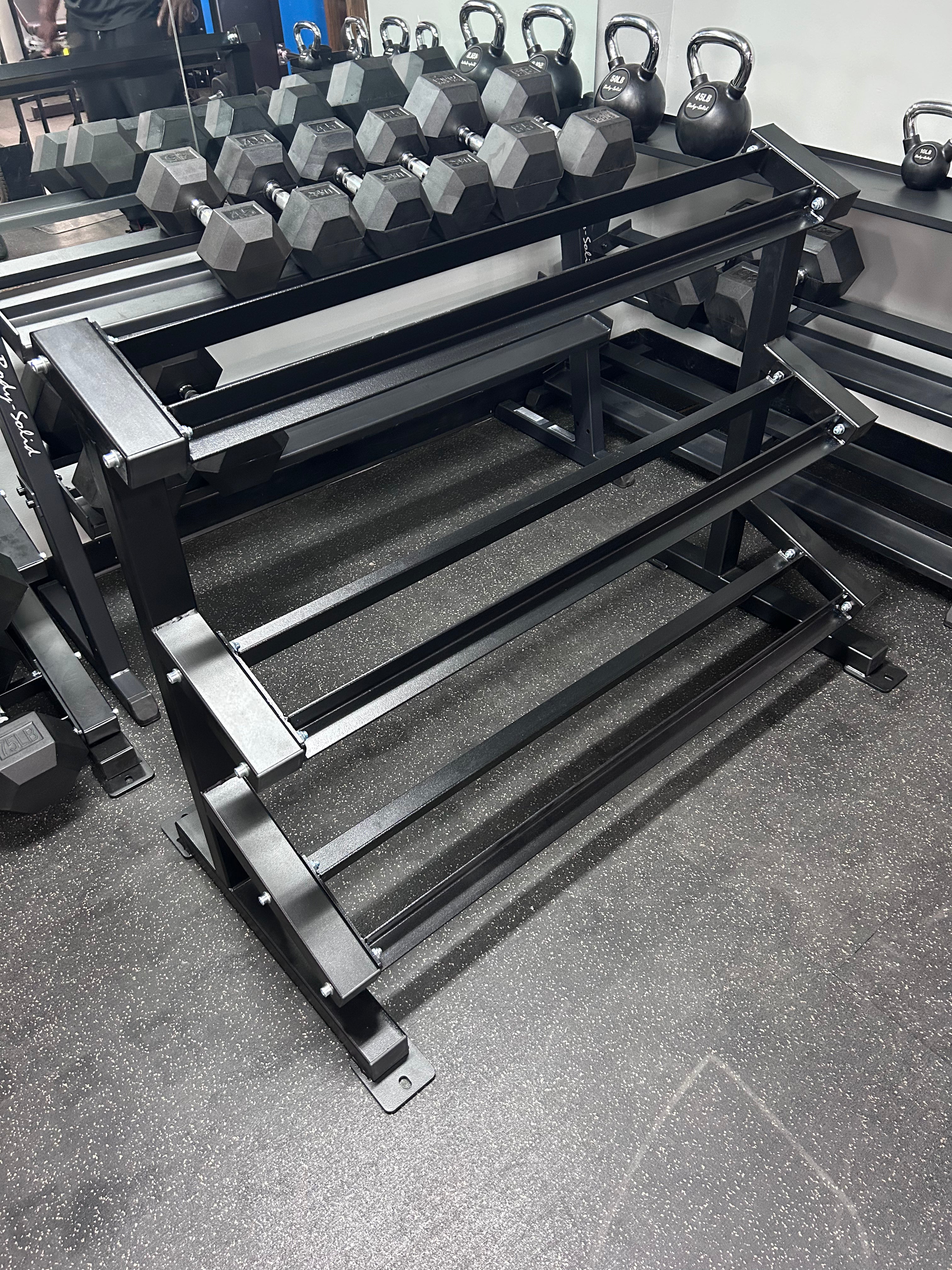 Exercise Unlimited 3-Tier Dumbbell Rack