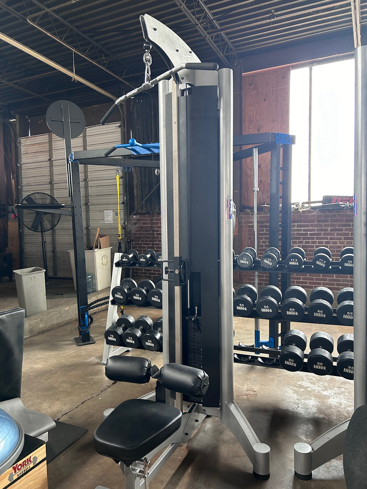 Pre-Owned Like New UCS Lat Pulldown Tower from Eli Manning's Home Gym - Exercise Unlimited