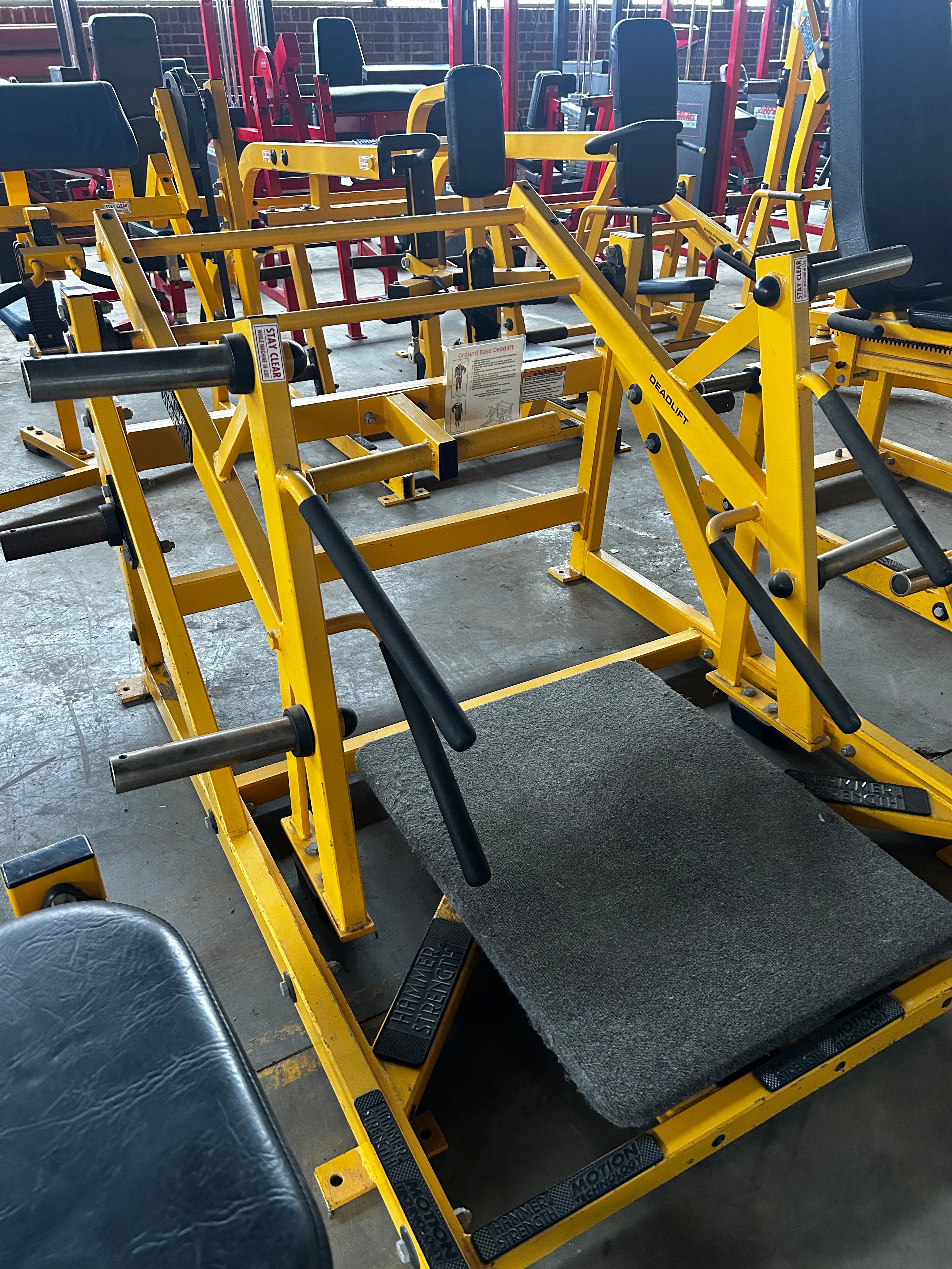 Hammer Strength Deadlift Machine Hammer Deadlift With Shrugs At