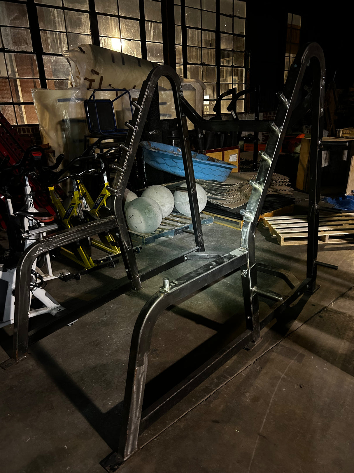 Pre-Owned Life Fitness Squat Rack