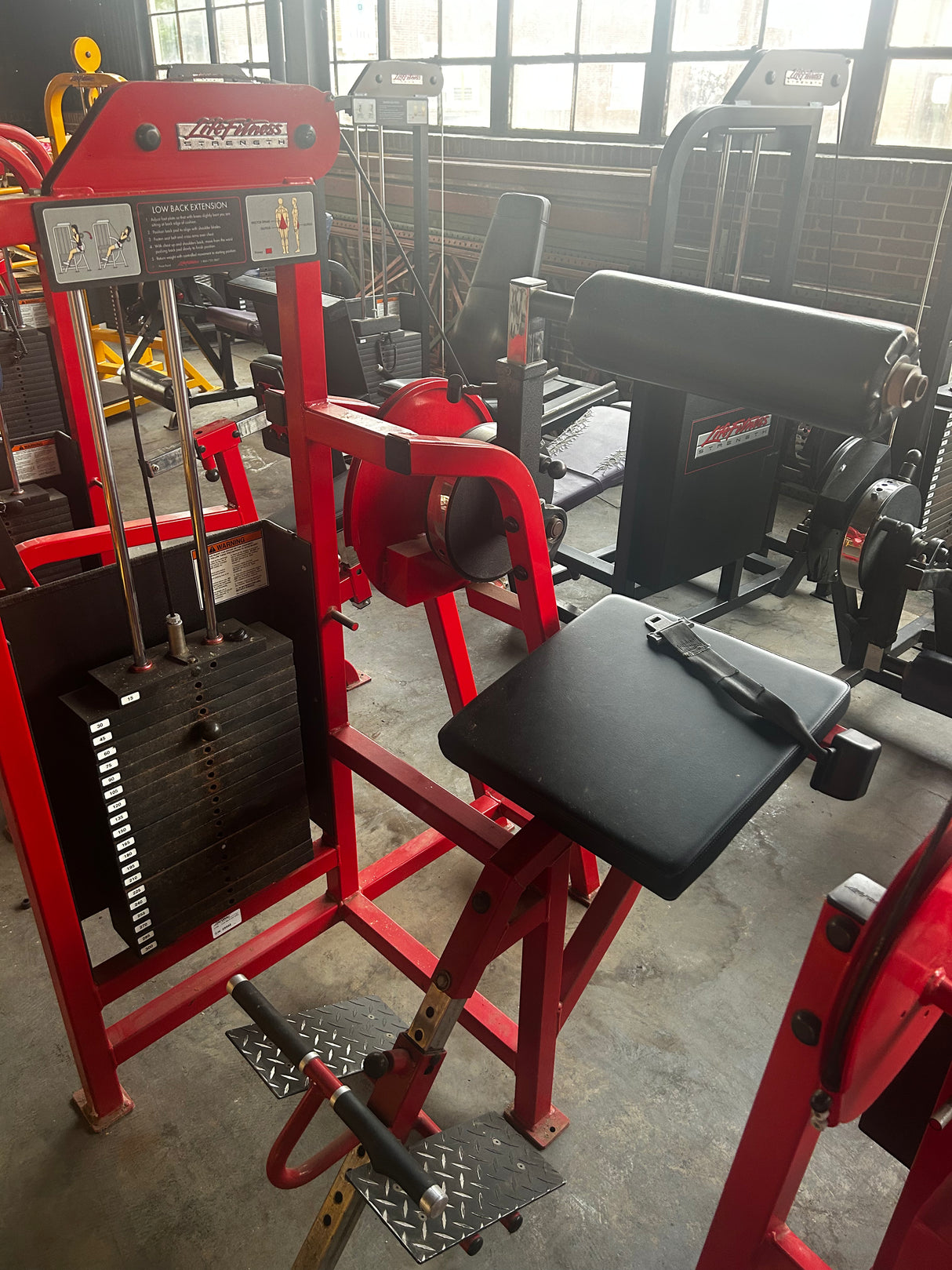 Pre-Owned Life Fitness Pro Series Low Back Extension