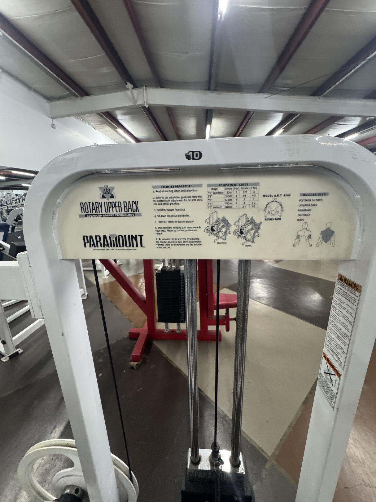 Pre-Owned Paramount Rotary Upper Back