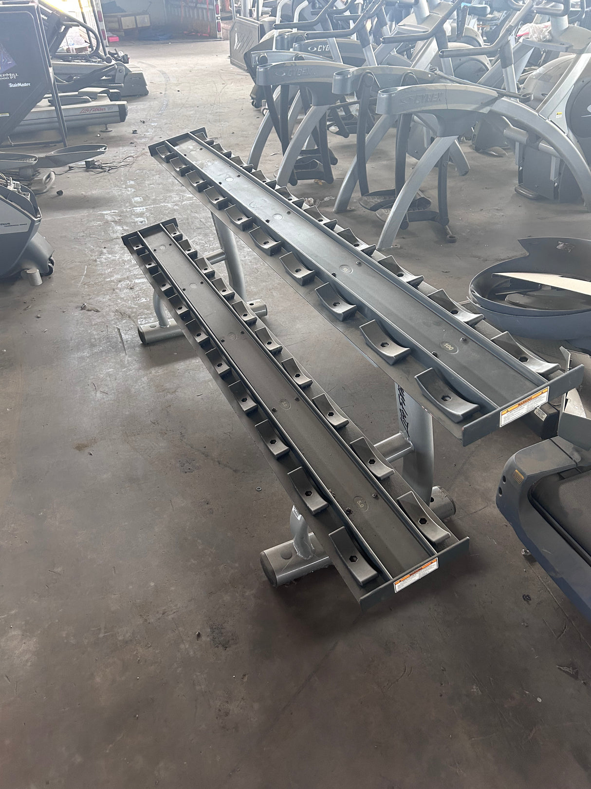 Pre-Owned Life Fitness Signature Series Pro-Style Dumbbell Racks - Exercise Unlimited