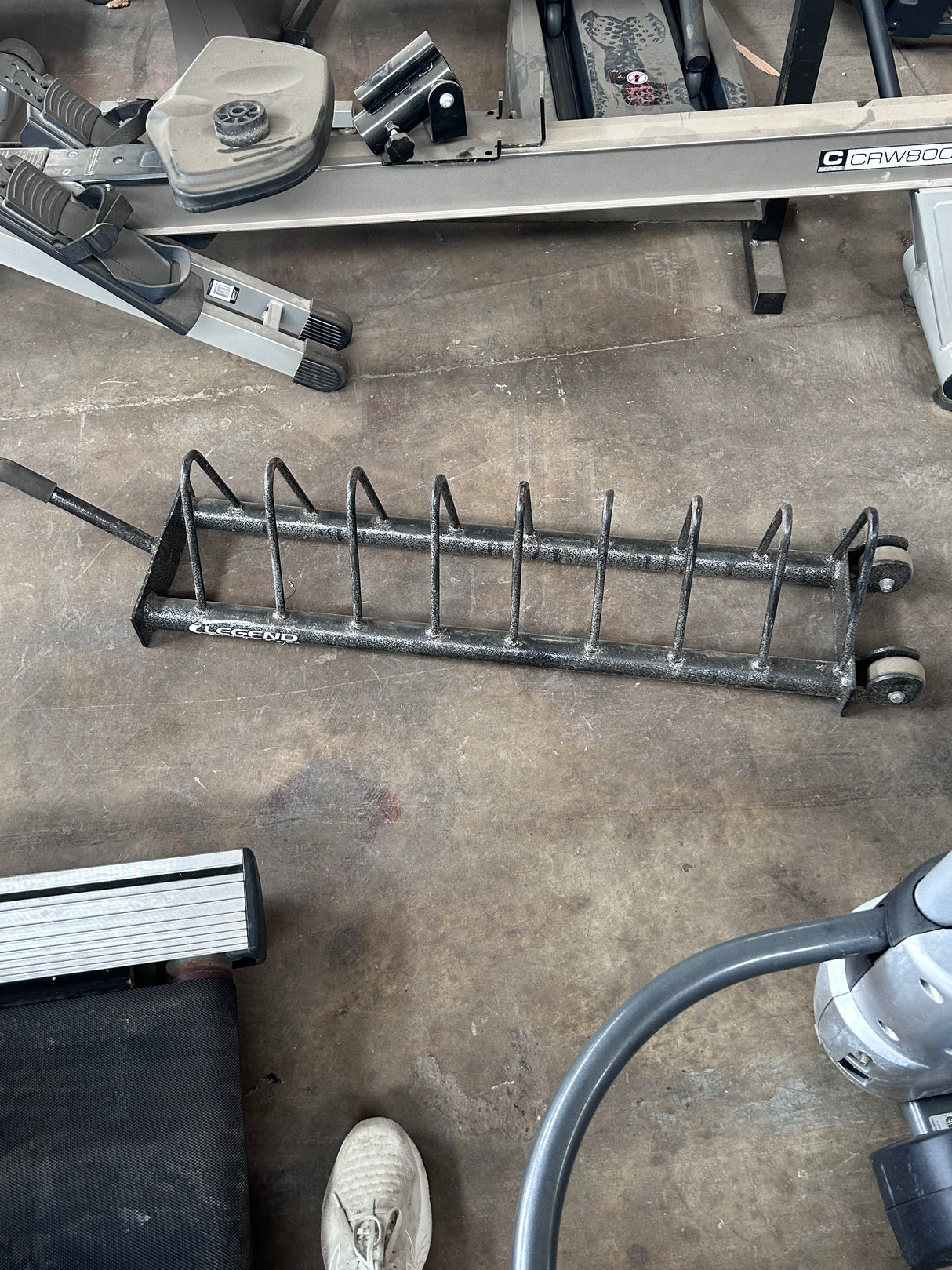 Pre-Owned Legend Fitness Bumper Plate Rack - Exercise Unlimited