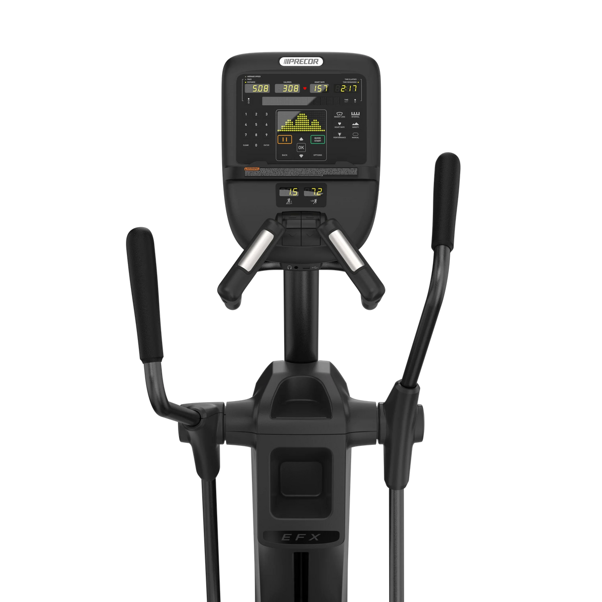 Precor EFX 535 Elliptical - Black Pearl
