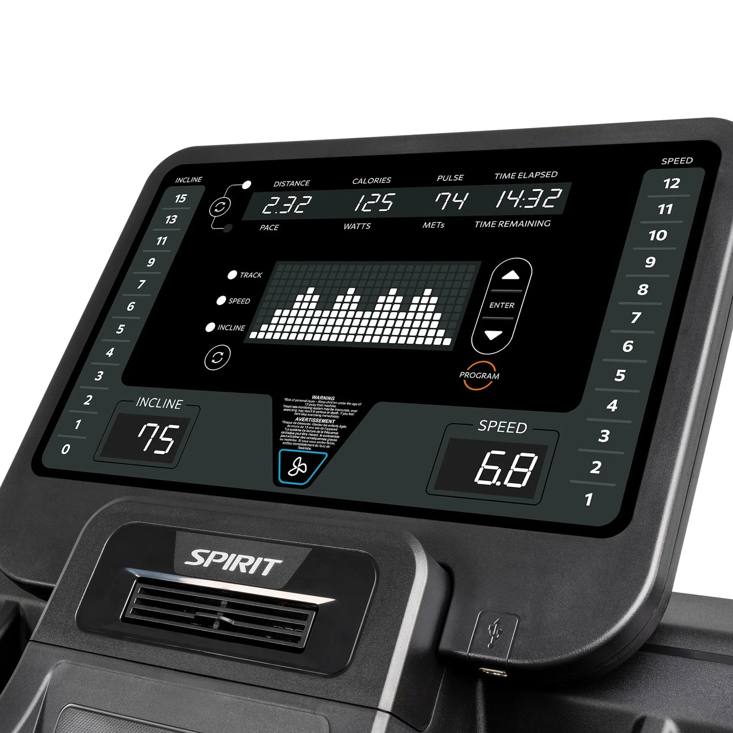 Spirit Fitness CT800 Commercial Treadmill