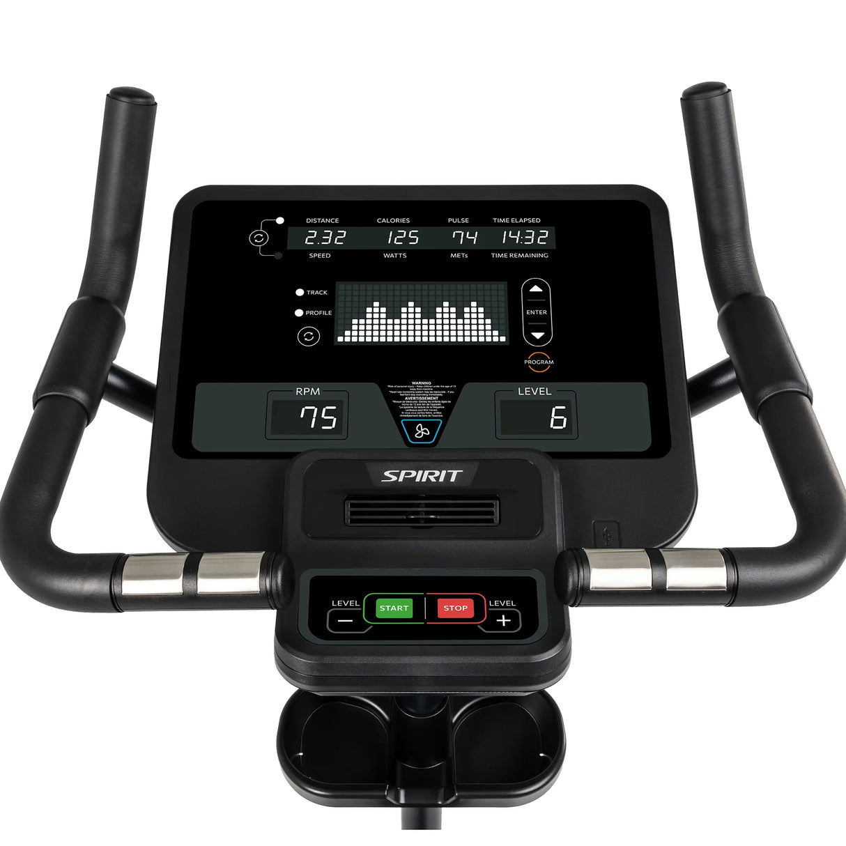 Spirit Fitness CU800 Commercial Upright Bike