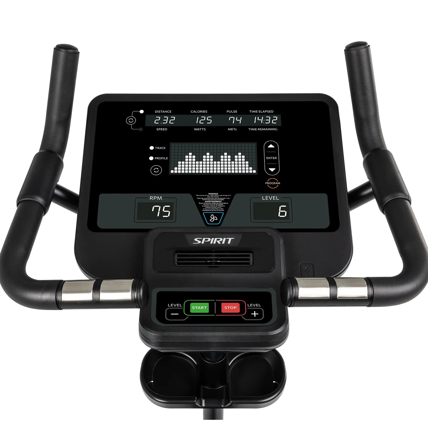 Spirit Fitness CU800 Commercial Upright Bike