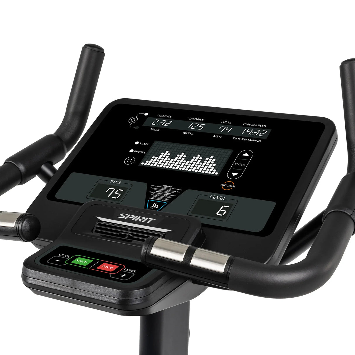 Spirit Fitness CU800 Commercial Upright Bike