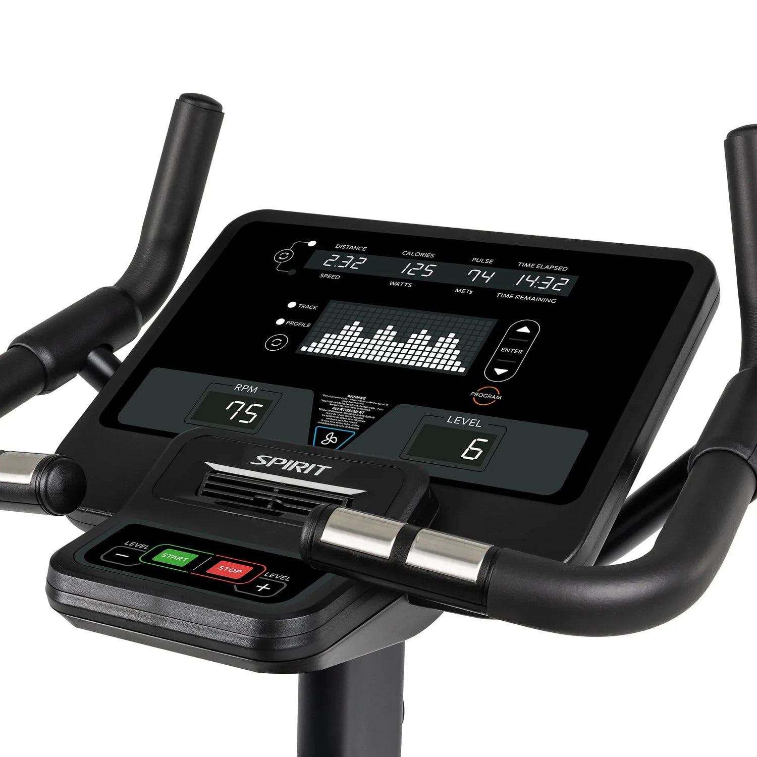 Spirit Fitness CU800 Commercial Upright Bike