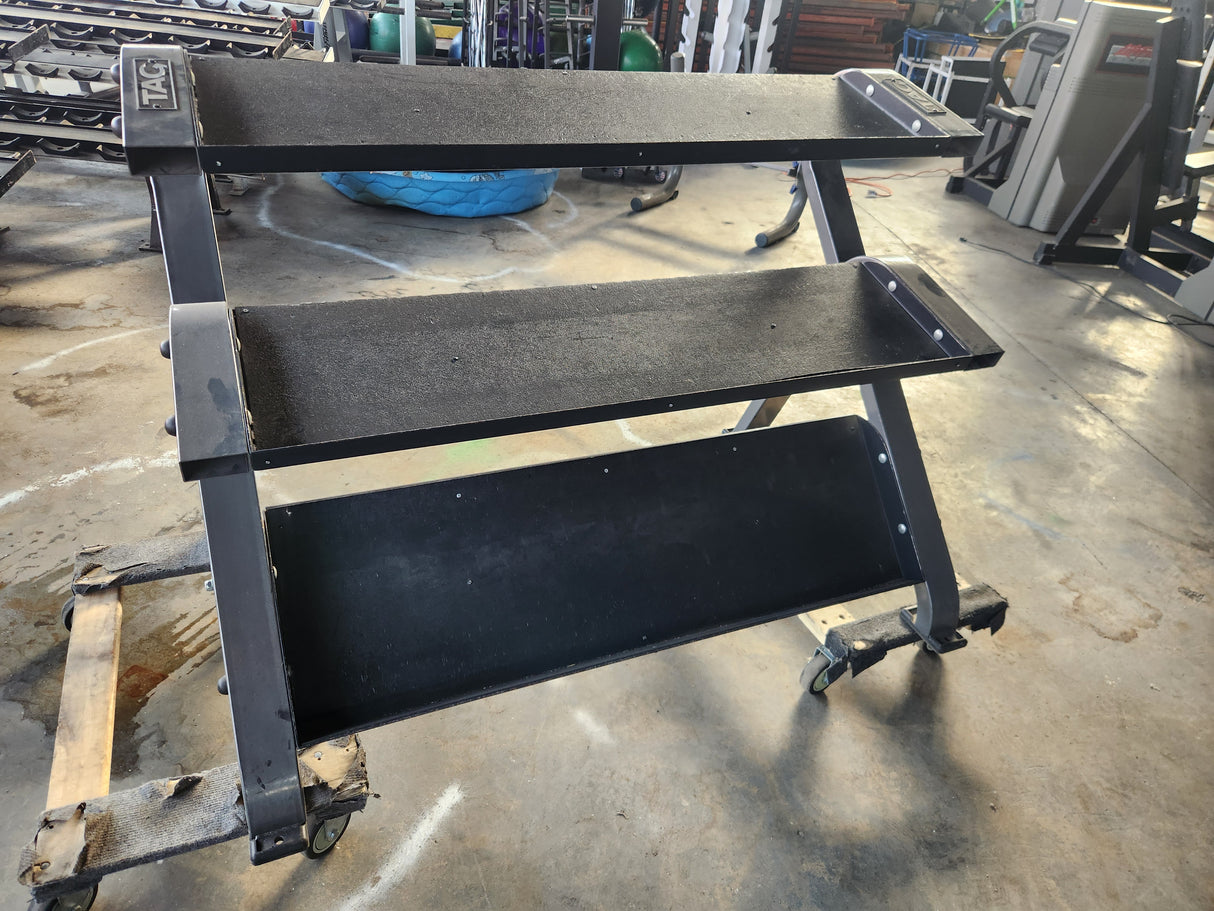 Pre-Owned TAG 3-Tier Dumbbell / Kettlebell Rack