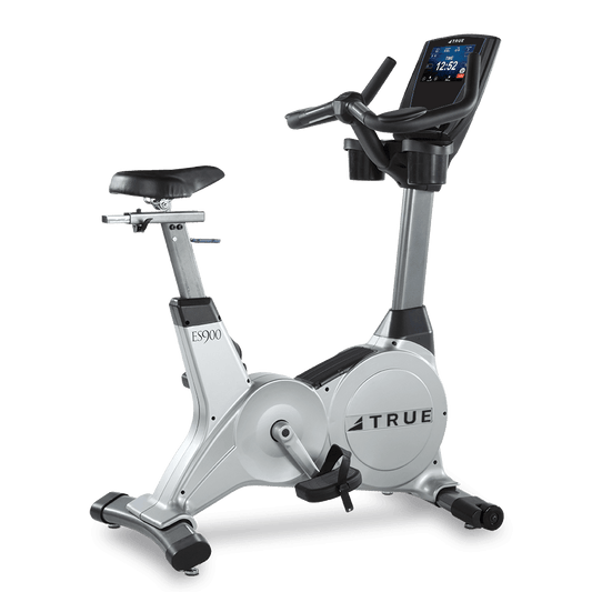 True ES900 Upright Bike with 9" Touchscreen - ExerciseUnlimited